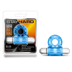 10 Function Vibrating Ring - Blue