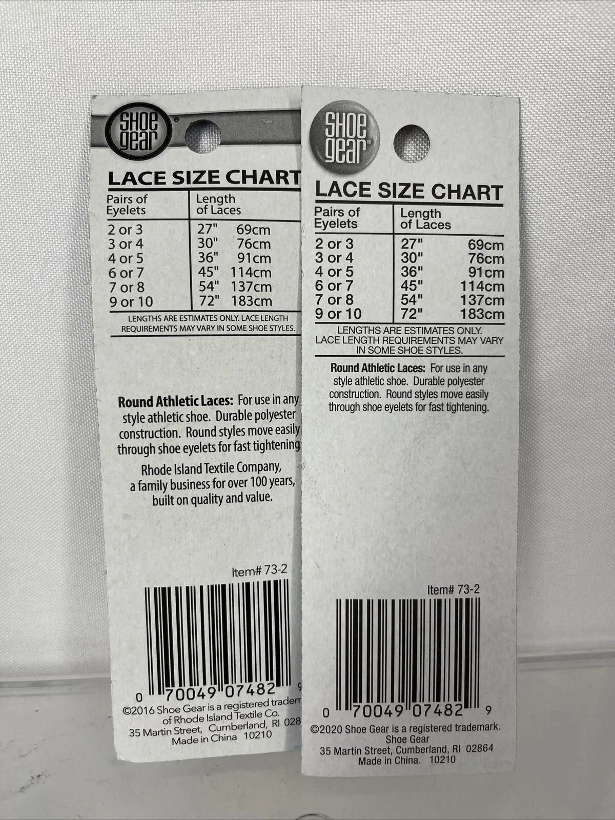 (2) Shoe Gear Sport 36" Round Sport Athletic Shoe Laces - BLACK #73-2 ￼