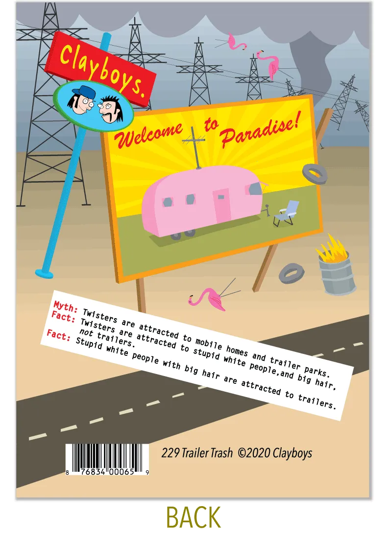 229 Trailer Trash (Birthday Card)