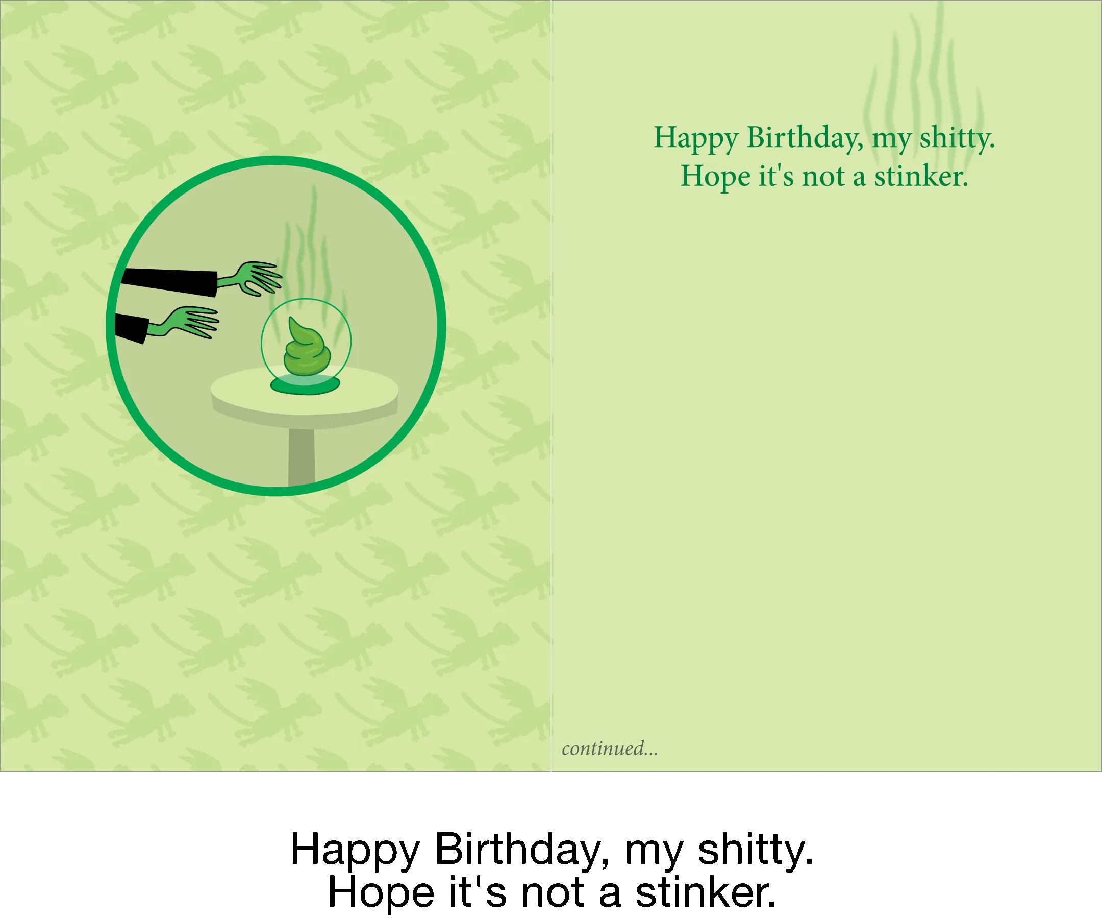 427 Poopies (Birthday Card)