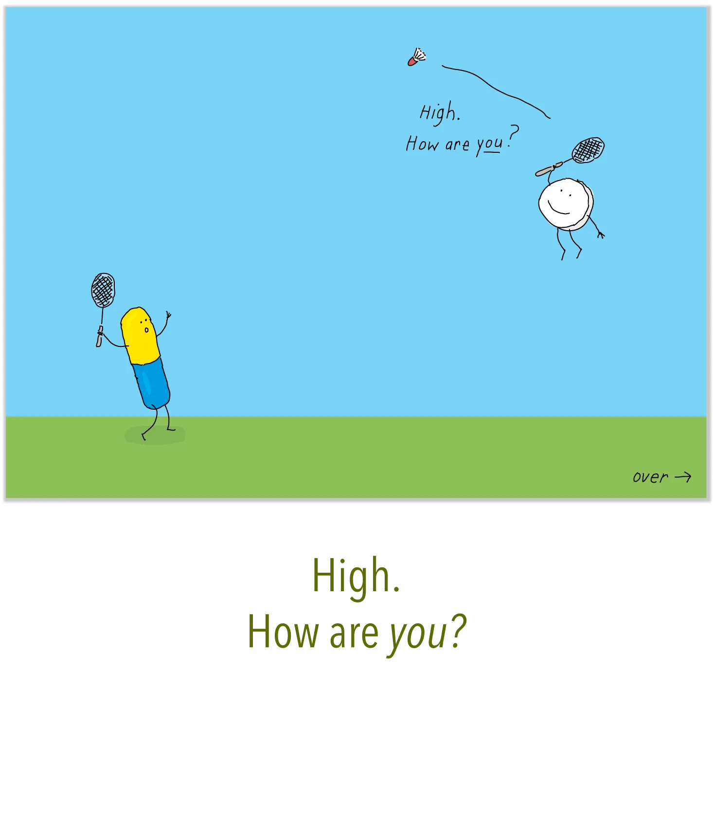 622 Recreational Drugs (Any Occasion, Birthday Card)