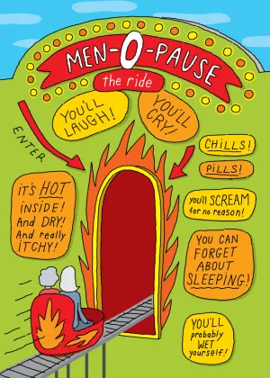 712 Men-O-Pause (Any Occasion Card, Birthday Card)