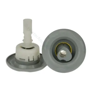 90mm Pentair Luxury Cyclone Spa Jet - Gray - Roto - Scallops