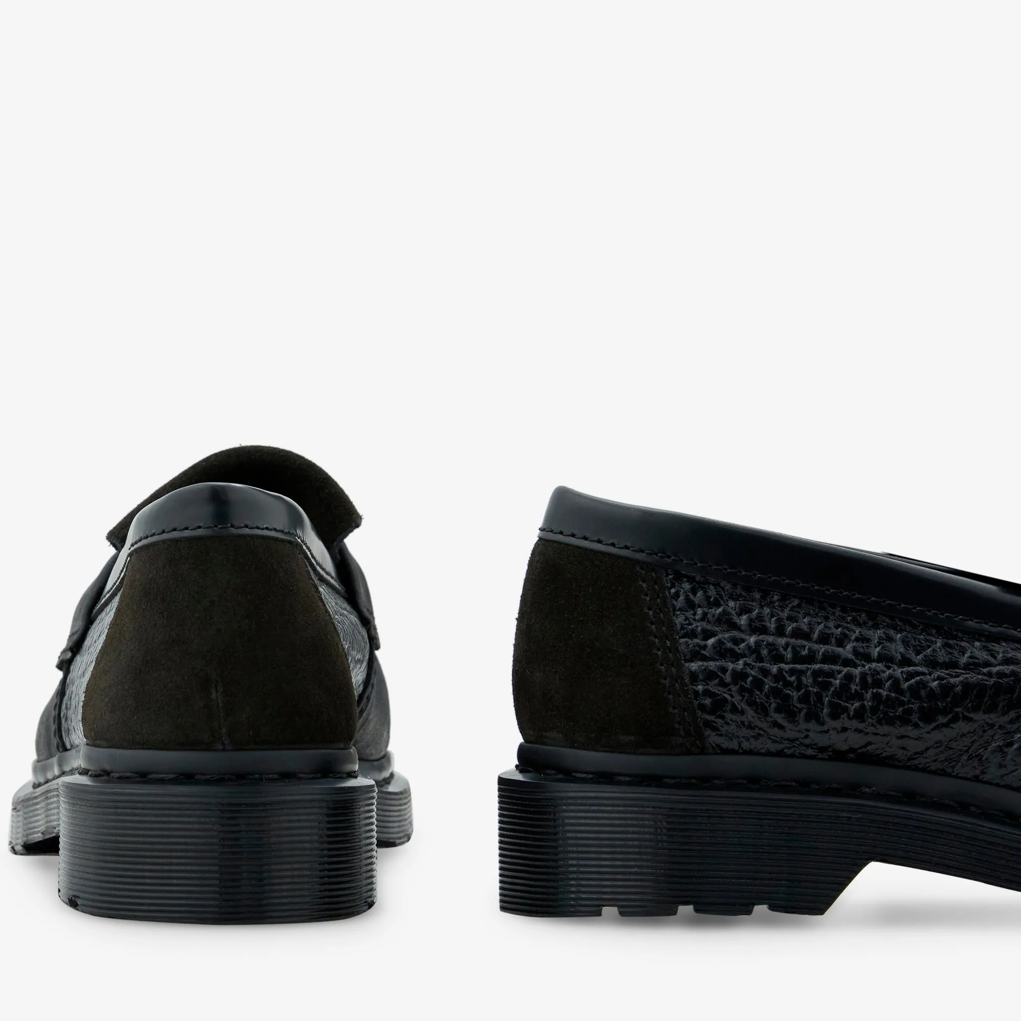 Adrian Tassel Loafer Black Polished Smooth | Black Extreme