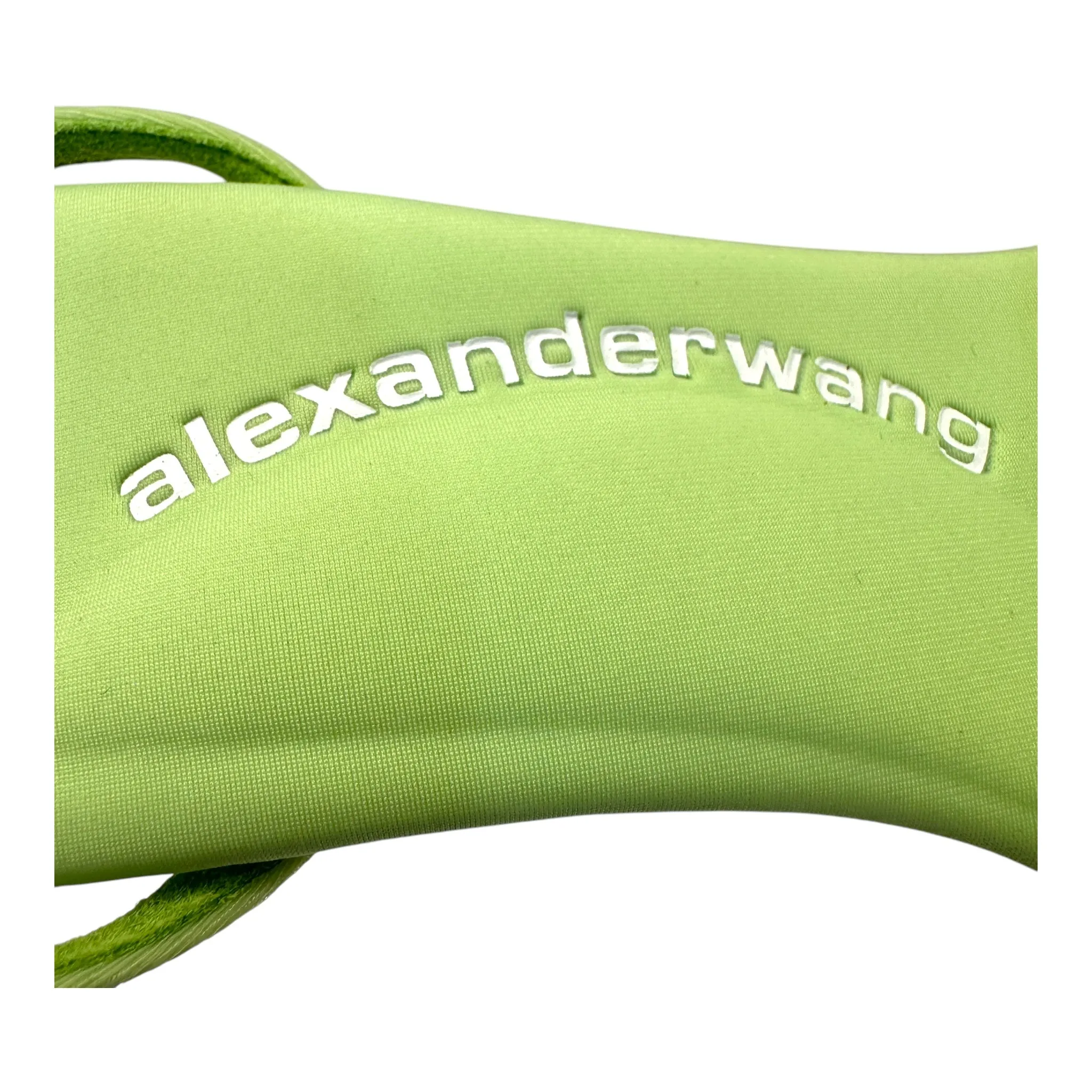 Alexander Wang Green Tie Up Sandals  EU 38