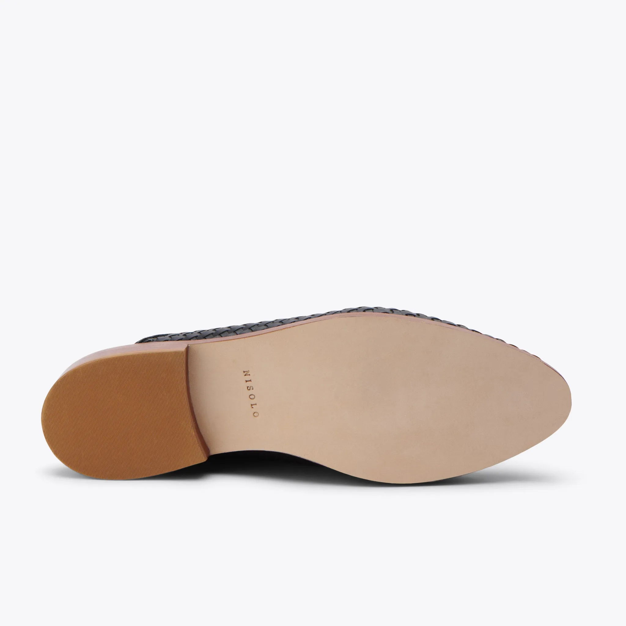 Ama Woven Mule Woven Black