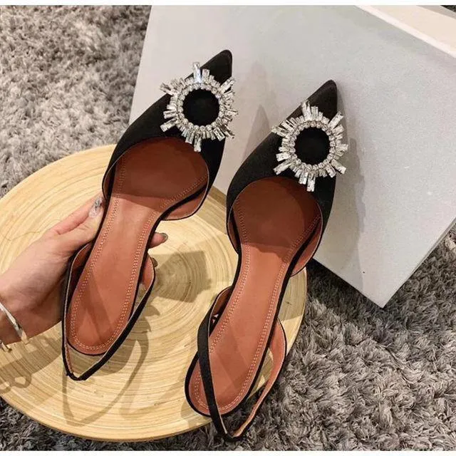 Amy Luxury Brooch Heels