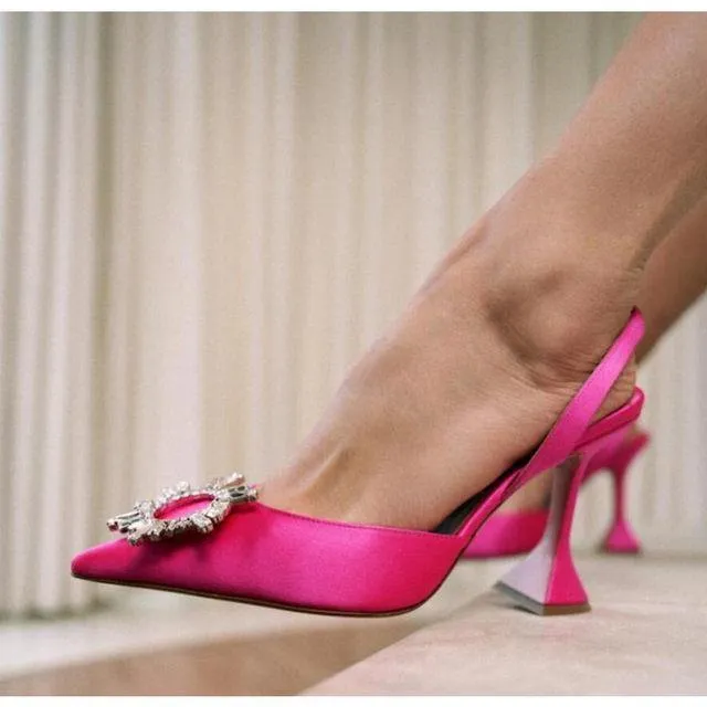 Amy Luxury Brooch Heels