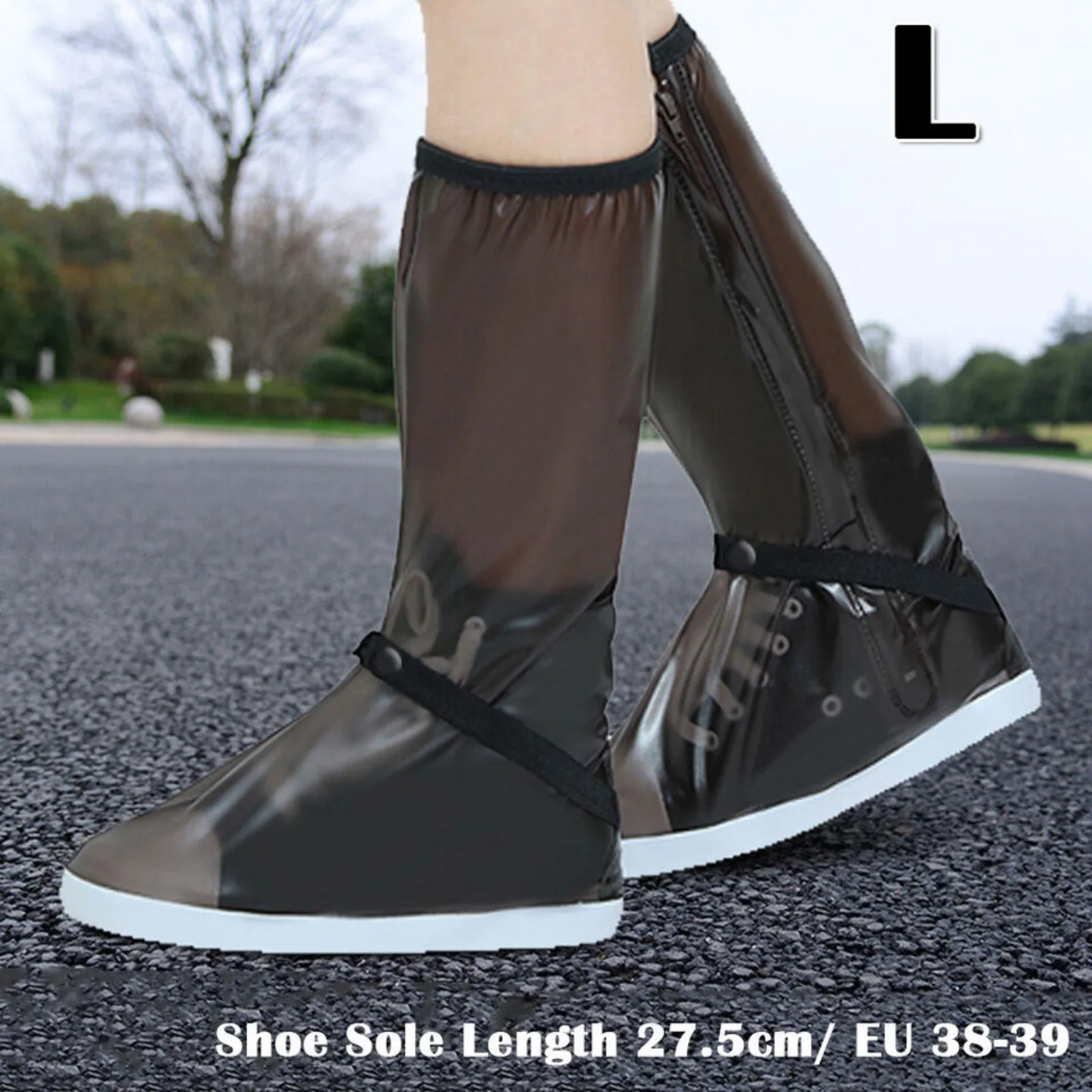 Anti-slip Shoe Cover Large Rain Shoe Waterproof Boot Gear Reusable