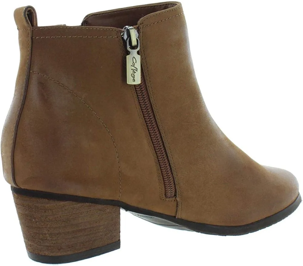 Aqua College Womens Isla Suede Waterproof Ankle Boots Brown 6 Medium (B,M)
