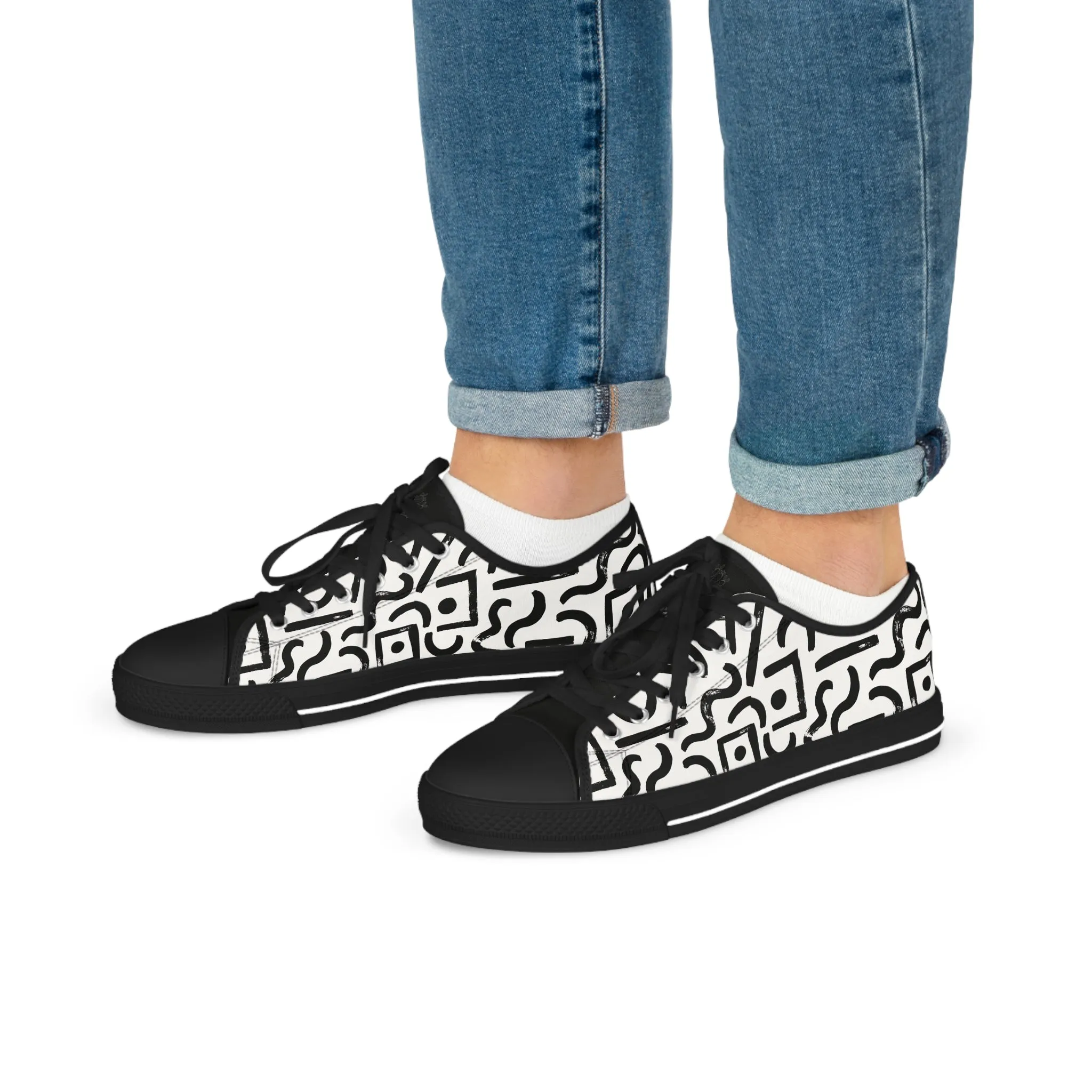 Artistic Black & WhiteSneakers for Creative Souls by Margo Makaroff - Personalization Available