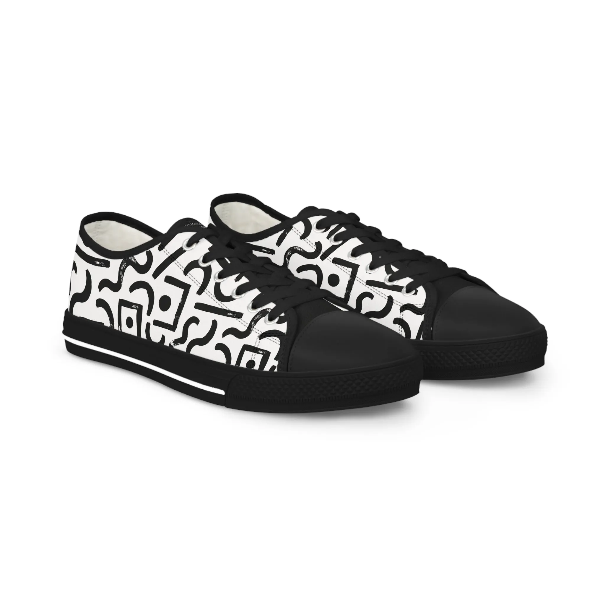Artistic Black & WhiteSneakers for Creative Souls by Margo Makaroff - Personalization Available