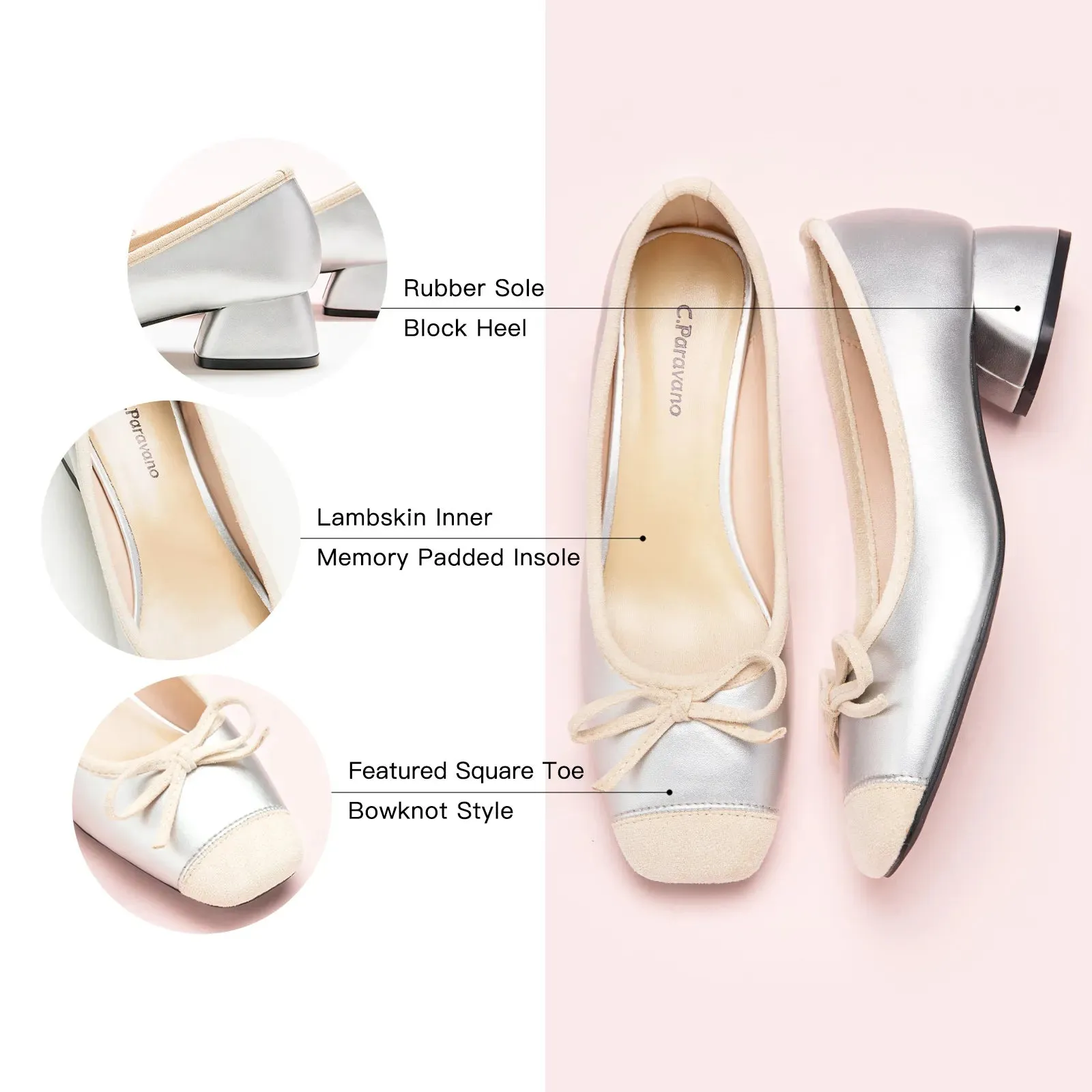 Ballet Block Heel (Nina)