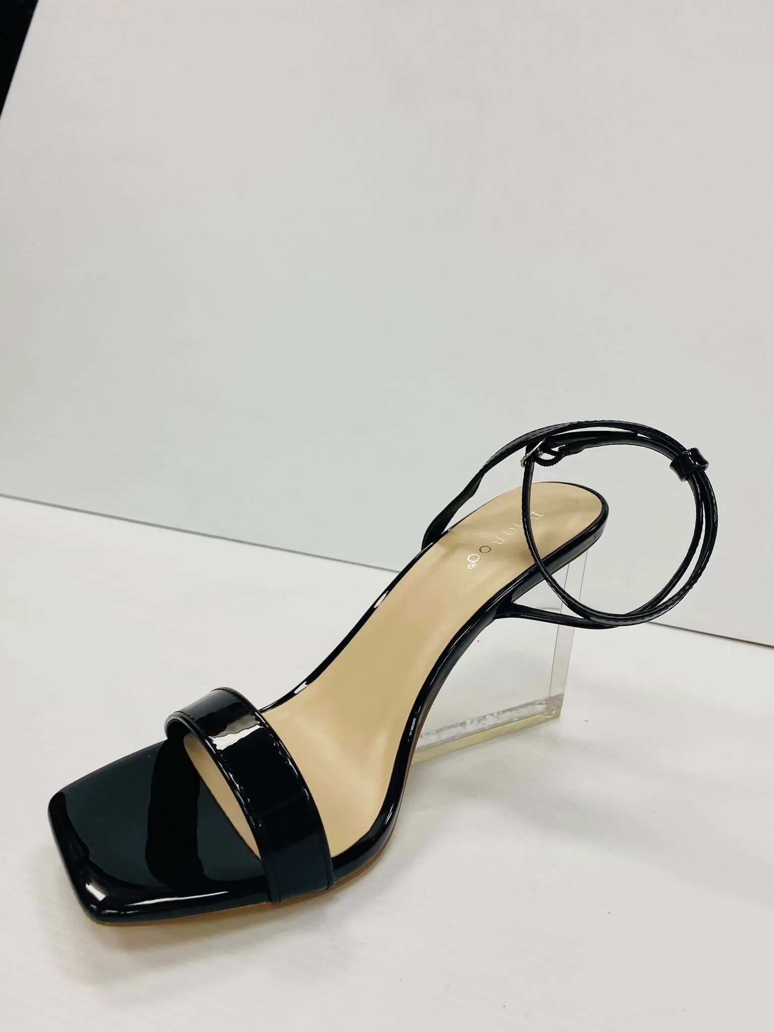 BAMBOO OUTSTAND-01 Glass Wedge Heels