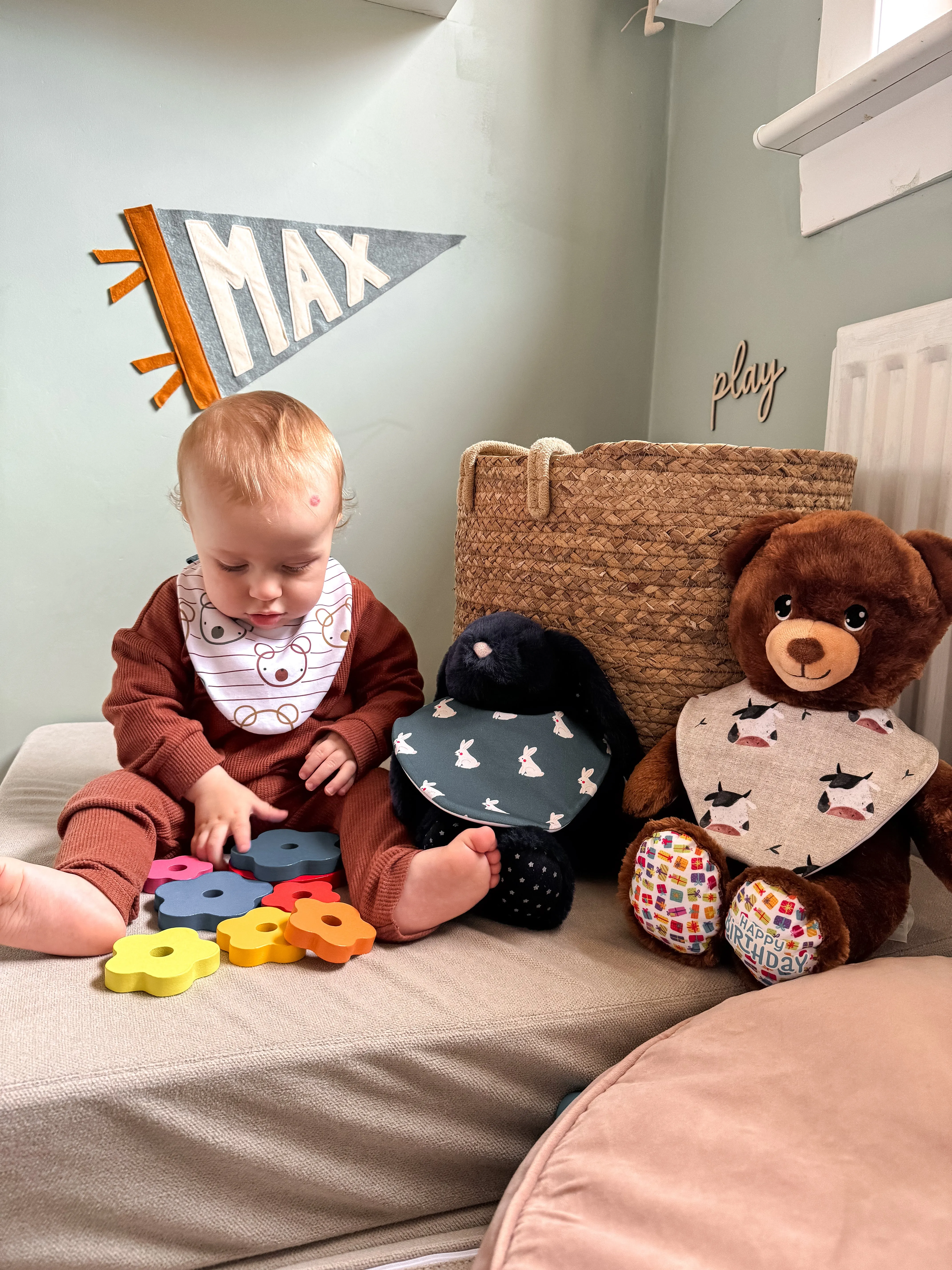 Bears Waterproof Dribble Bib