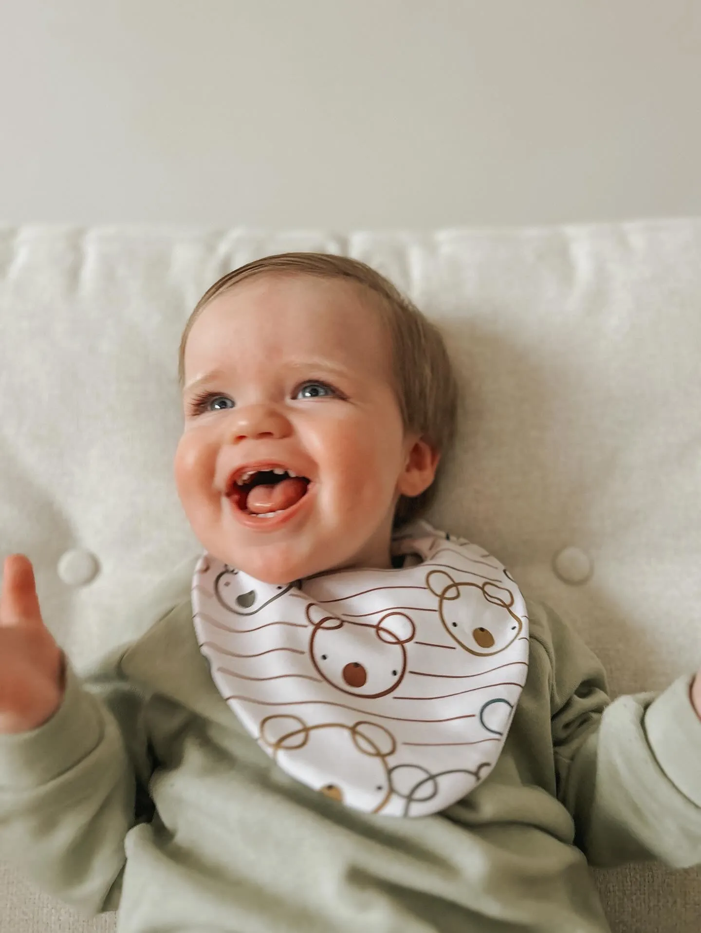 Bears Waterproof Dribble Bib