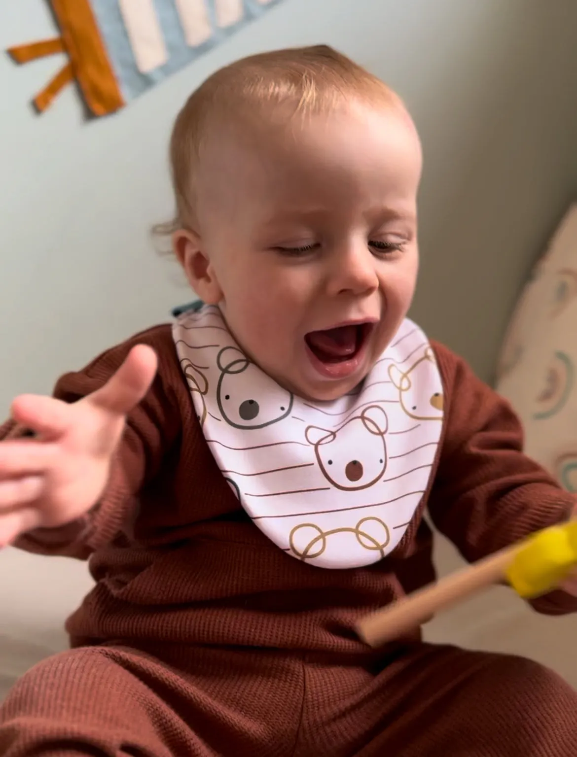 Bears Waterproof Dribble Bib