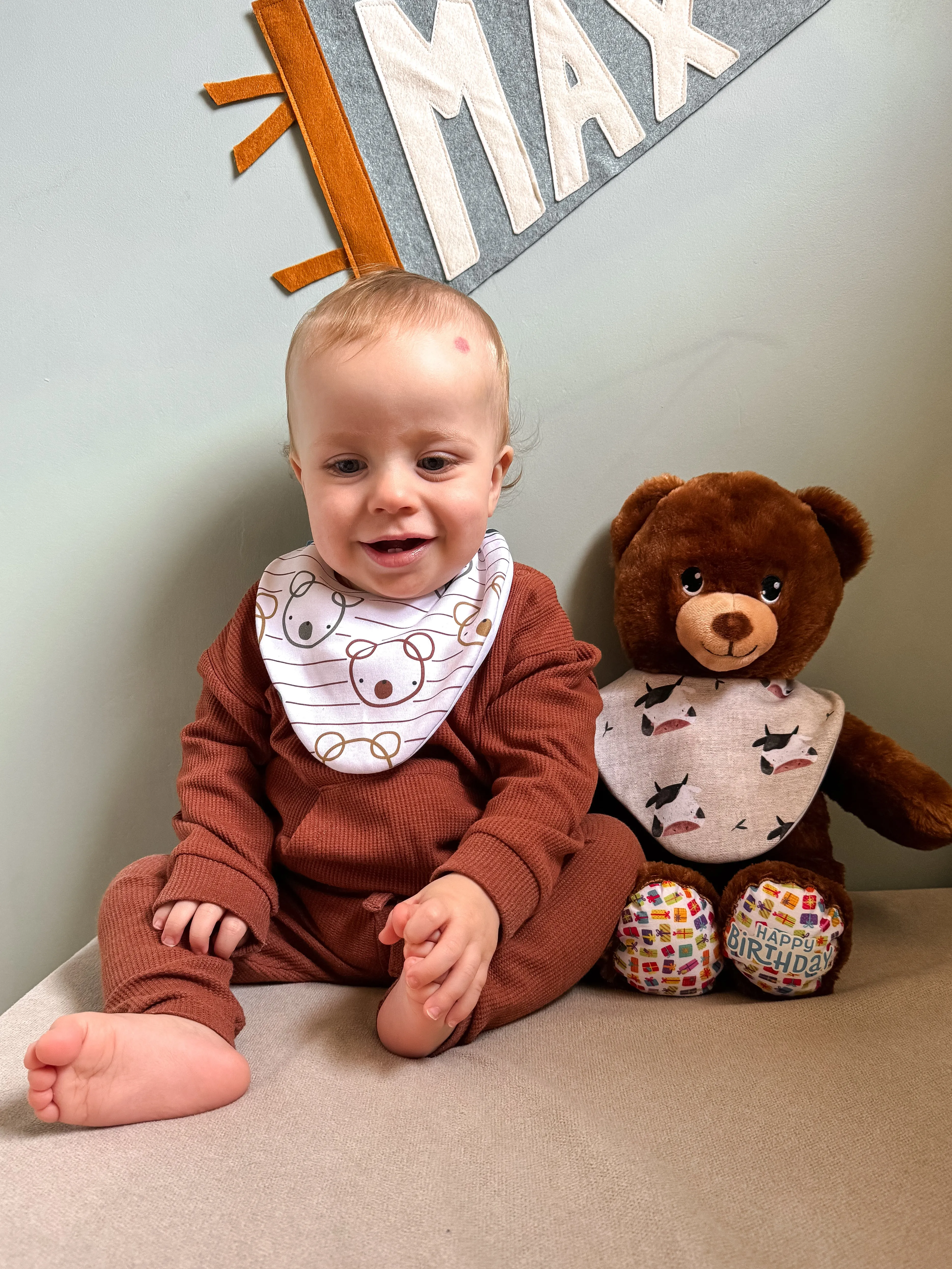 Bears Waterproof Dribble Bib