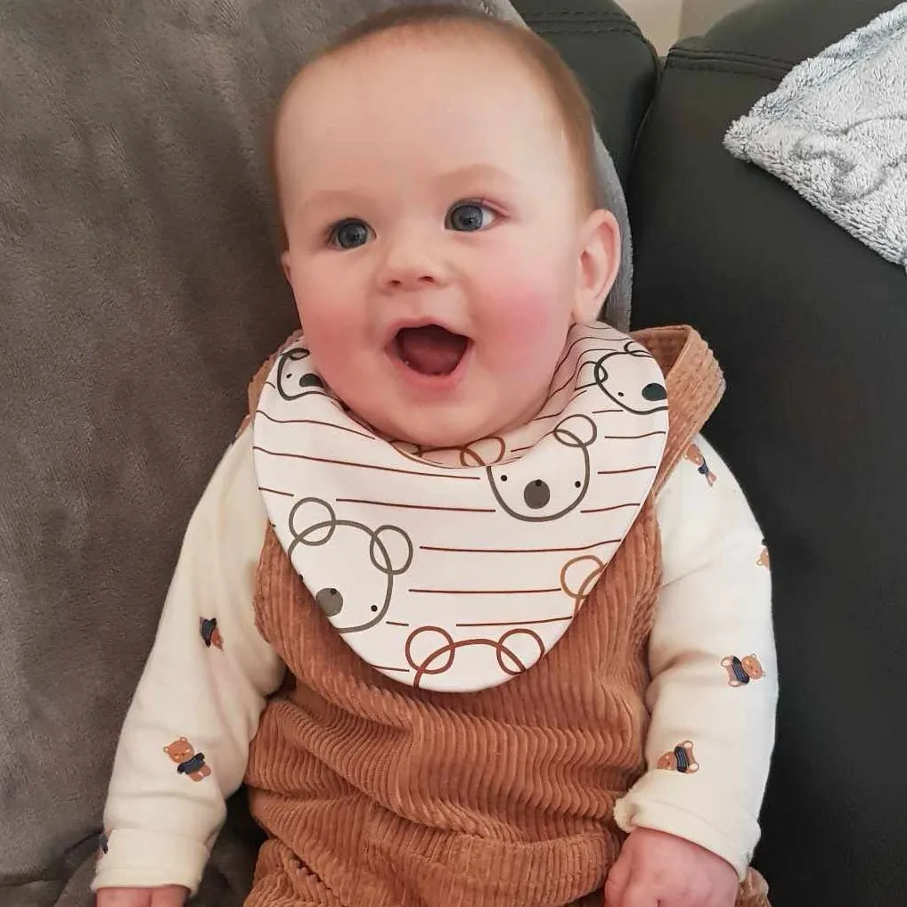 Bears Waterproof Dribble Bib