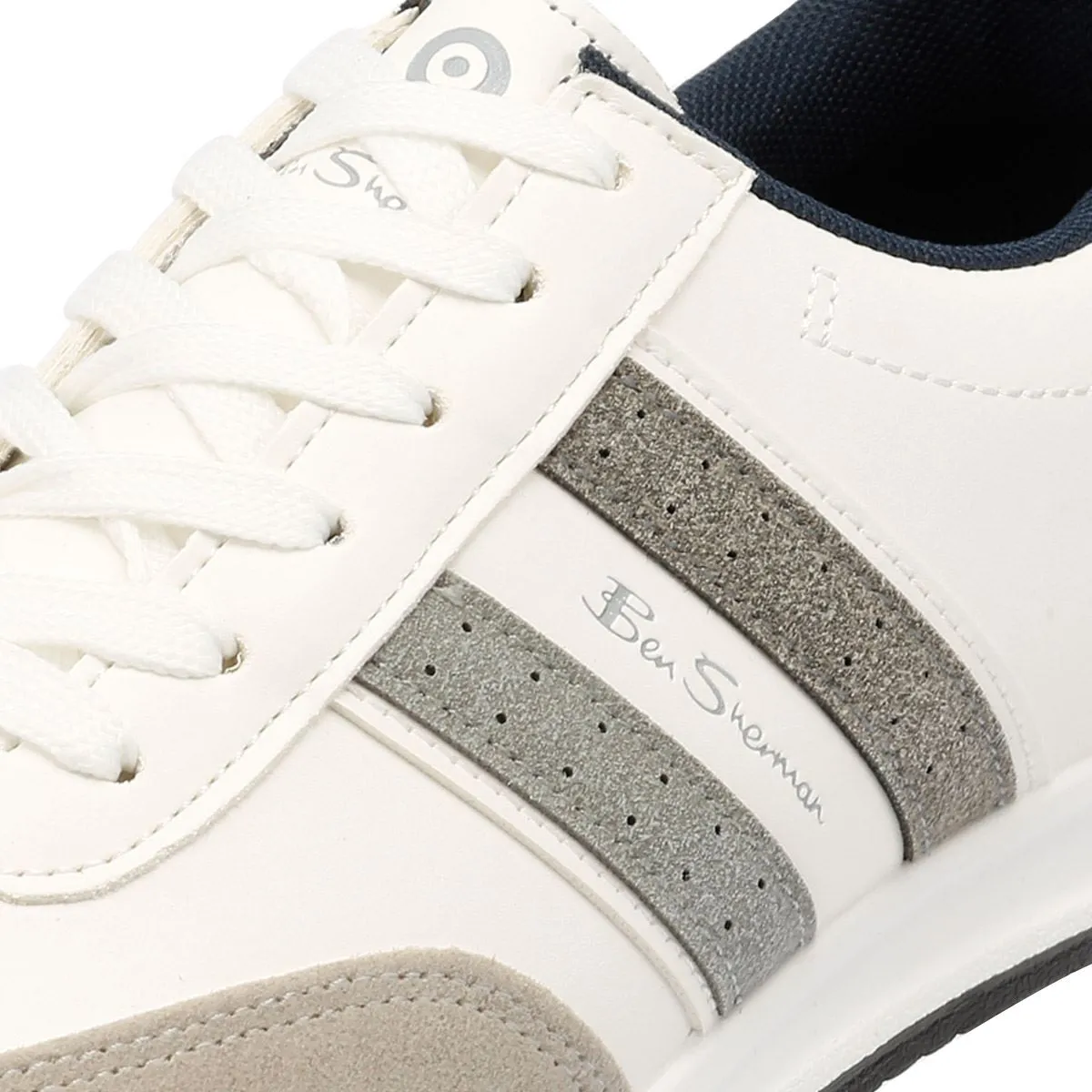 Ben Sherman Sokka Men's White/Grey Trainers