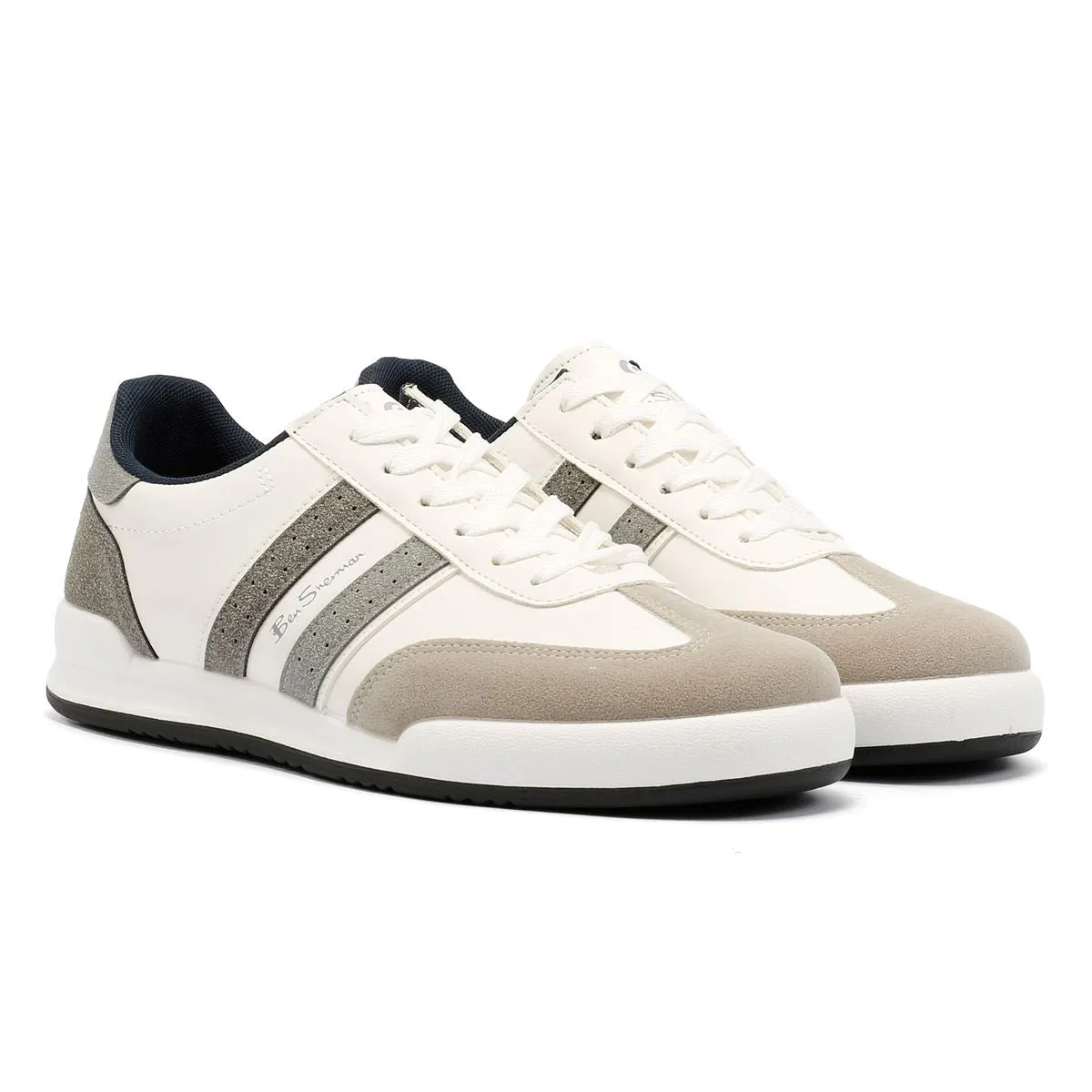 Ben Sherman Sokka Men's White/Grey Trainers