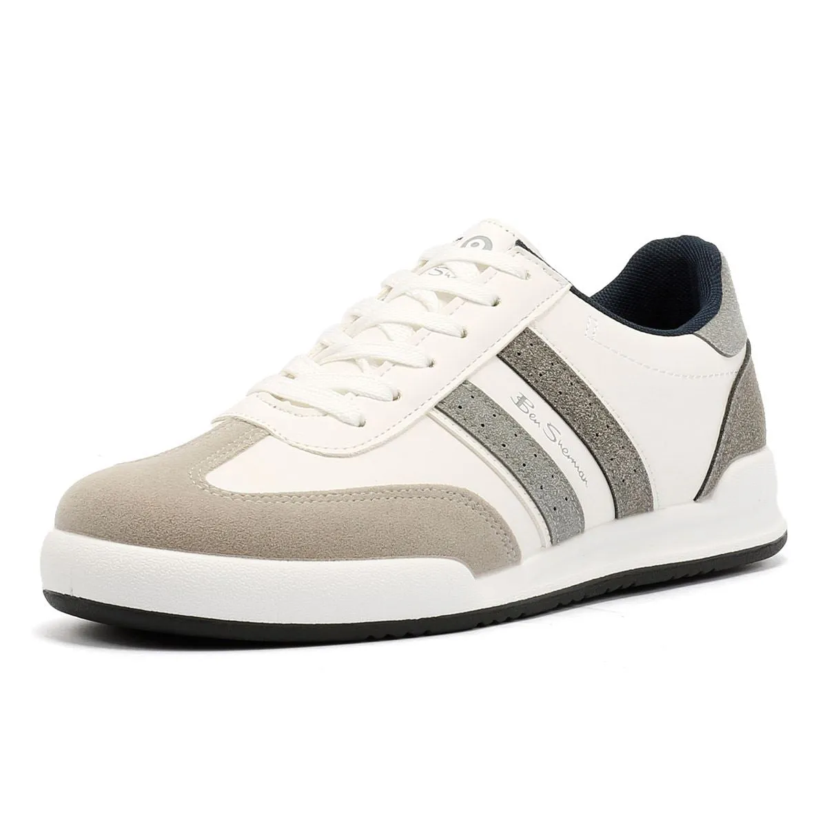 Ben Sherman Sokka Men's White/Grey Trainers