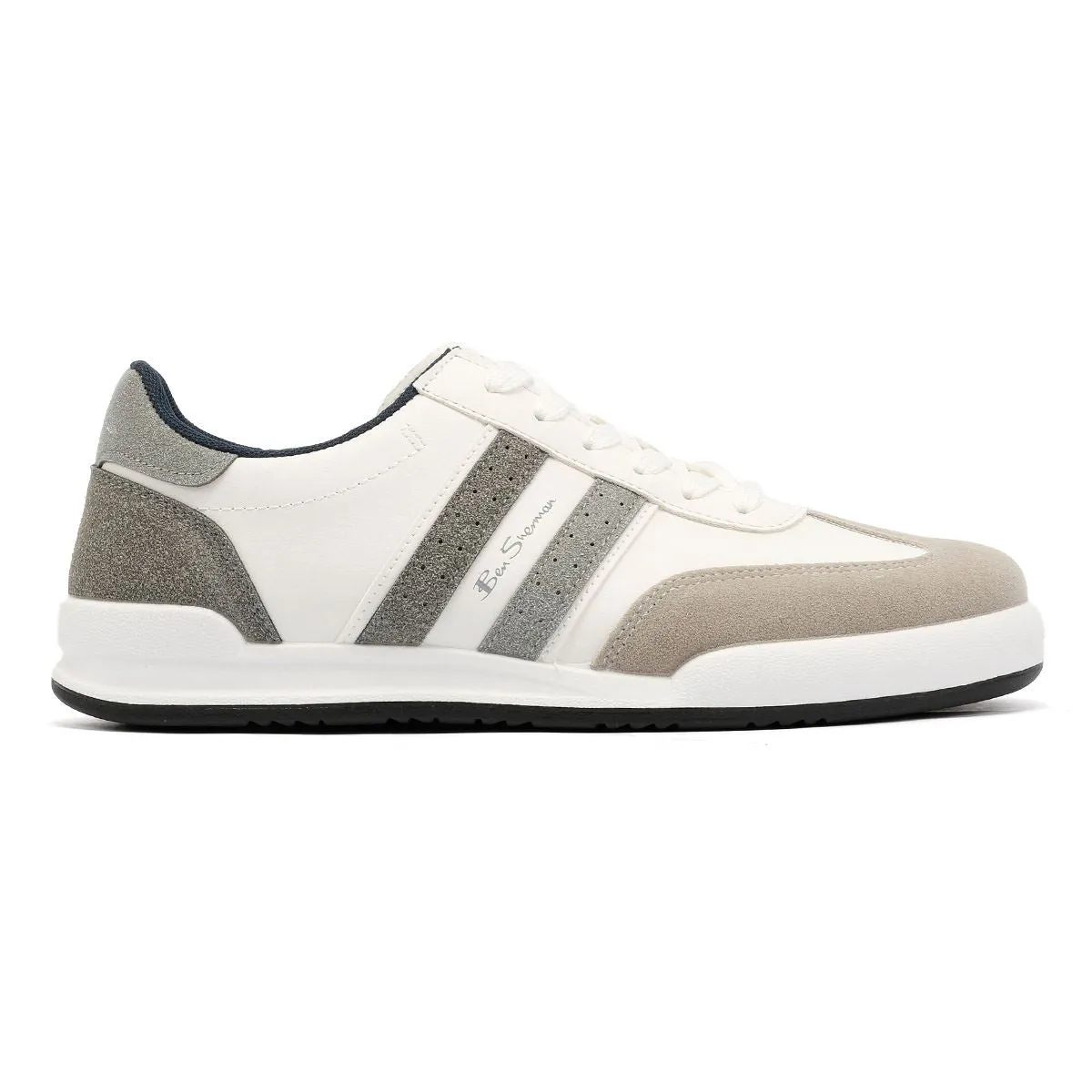 Ben Sherman Sokka Men's White/Grey Trainers
