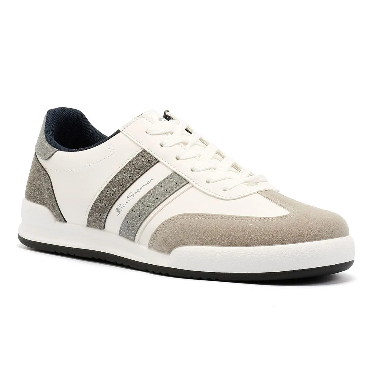 Ben Sherman Sokka Men's White/Grey Trainers