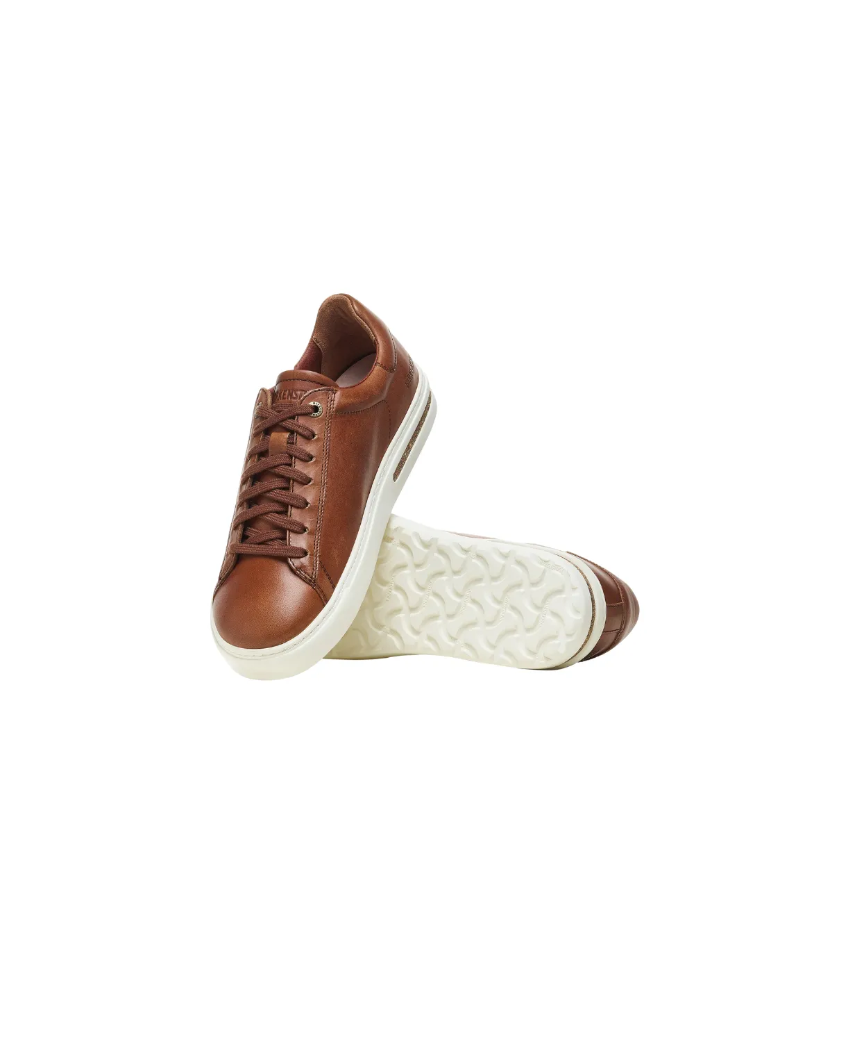 Birkenstock Bend Low Smooth Leather Cognac Sneakers