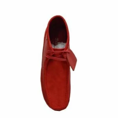 British Walkers New Castle Men's Red Suede and Leather Ankle Boots