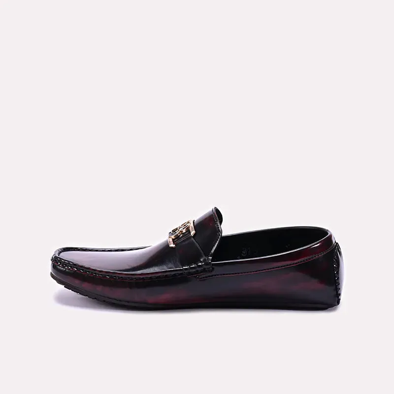 Brown Glossy Loafers 0130878