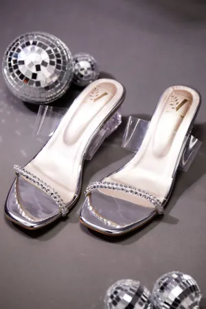 Camille Silver Heels