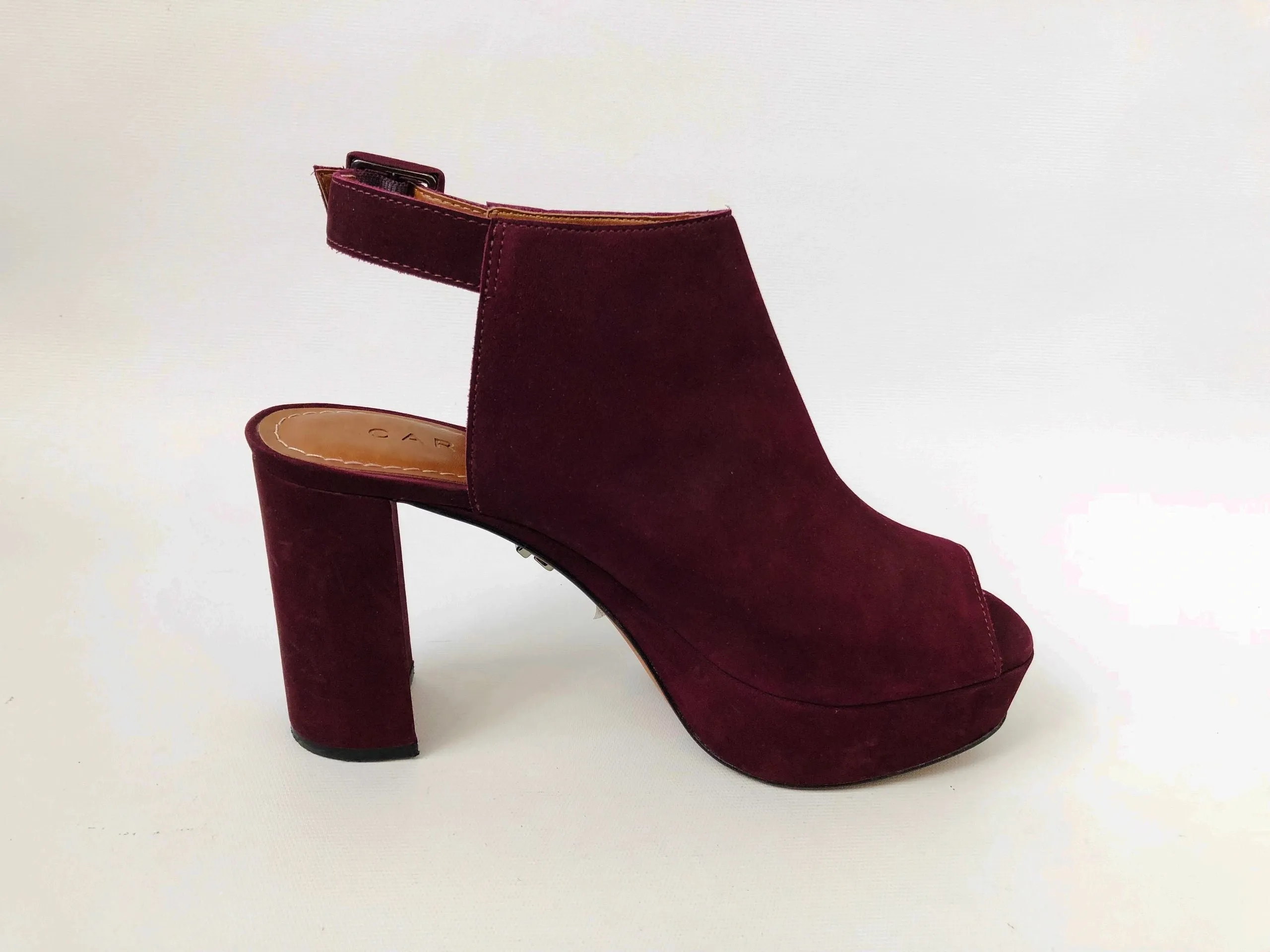 Carrano Suede Platform Pump Size 40 Eur (9 Us)