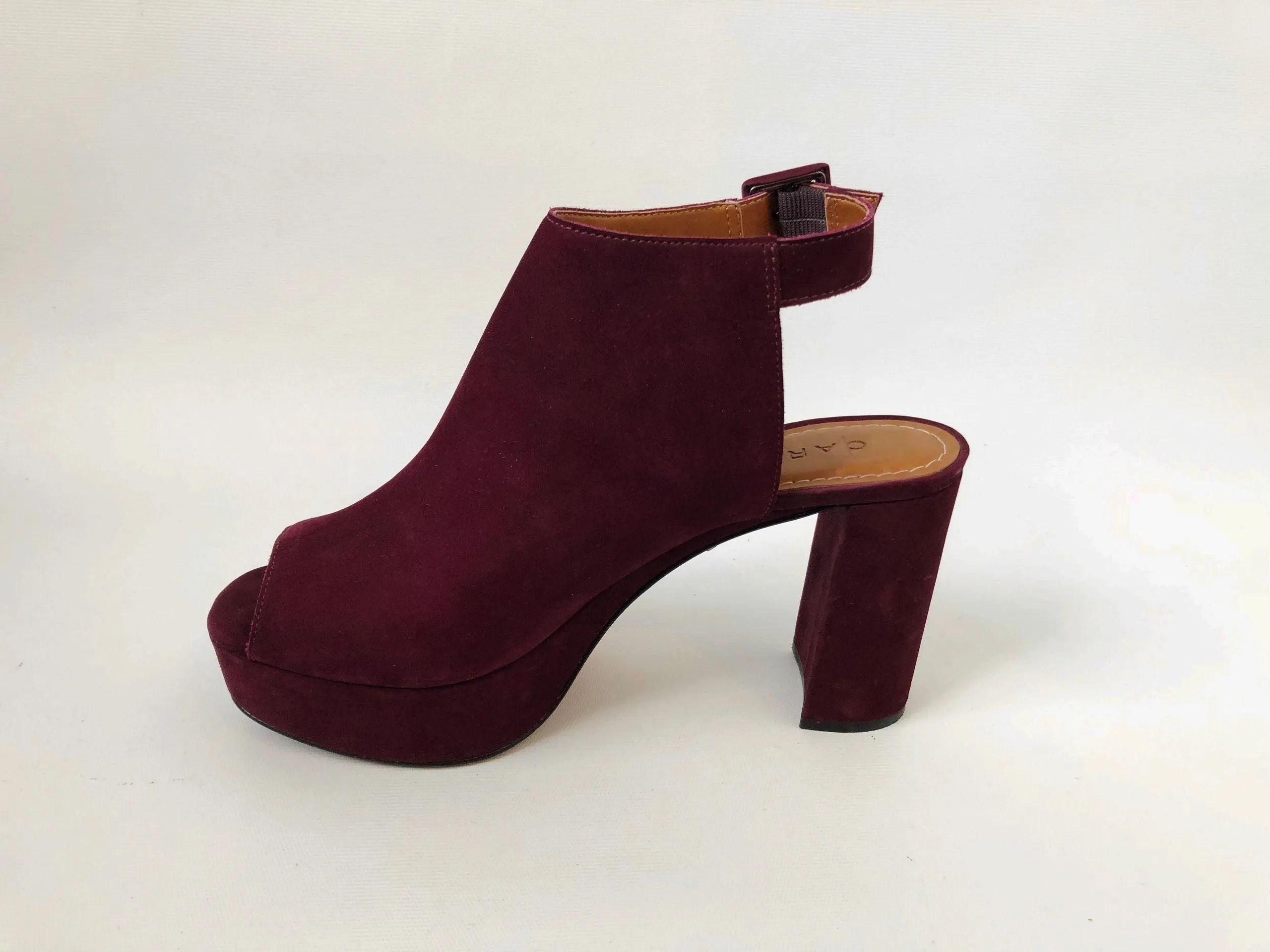 Carrano Suede Platform Pump Size 40 Eur (9 Us)