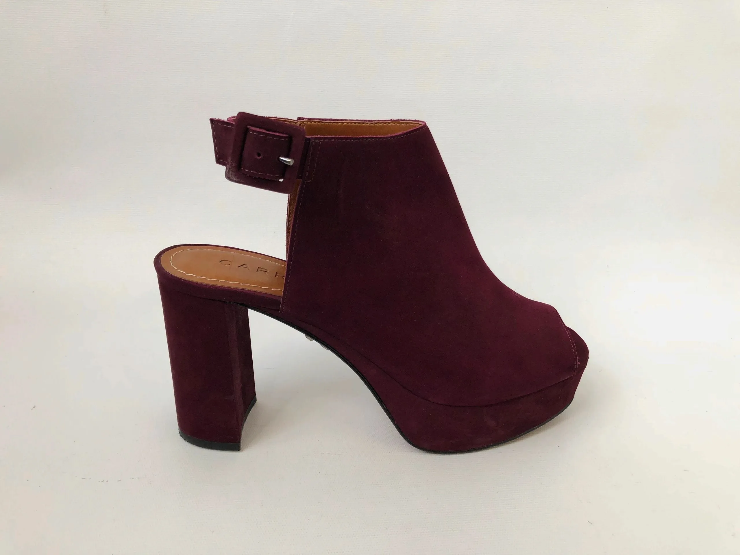 Carrano Suede Platform Pump Size 40 Eur (9 Us)
