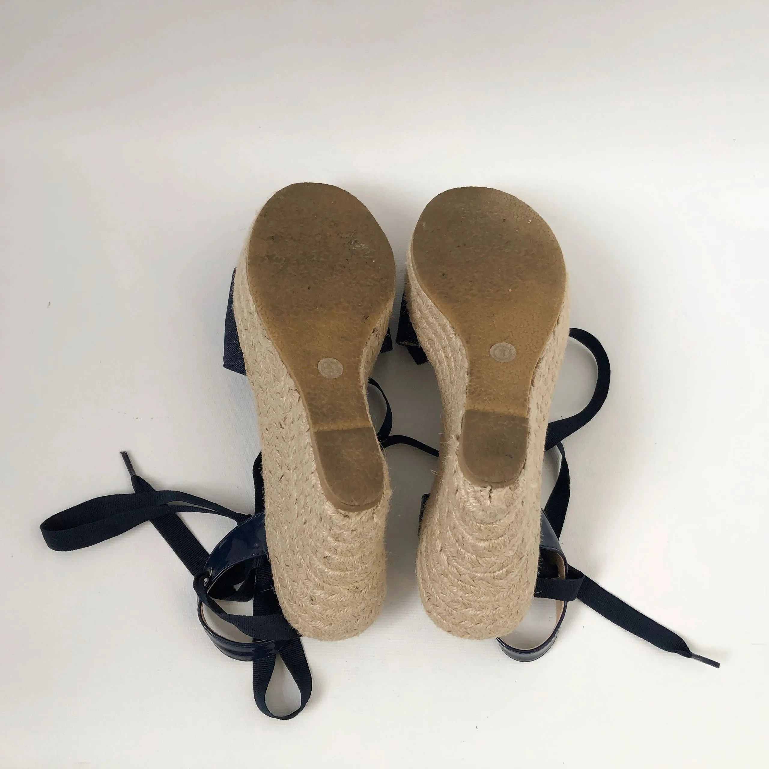 Catherine Malandrino Denim Wedge Size 8