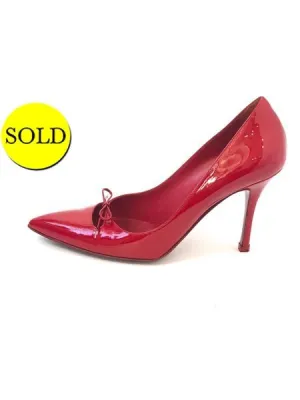 Celine Patent Leather Pump Size 39 It (9 Us)