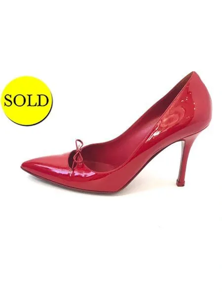 Celine Patent Leather Pump Size 39 It (9 Us)