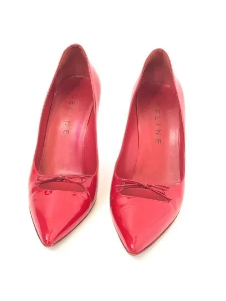 Celine Patent Leather Pump Size 39 It (9 Us)