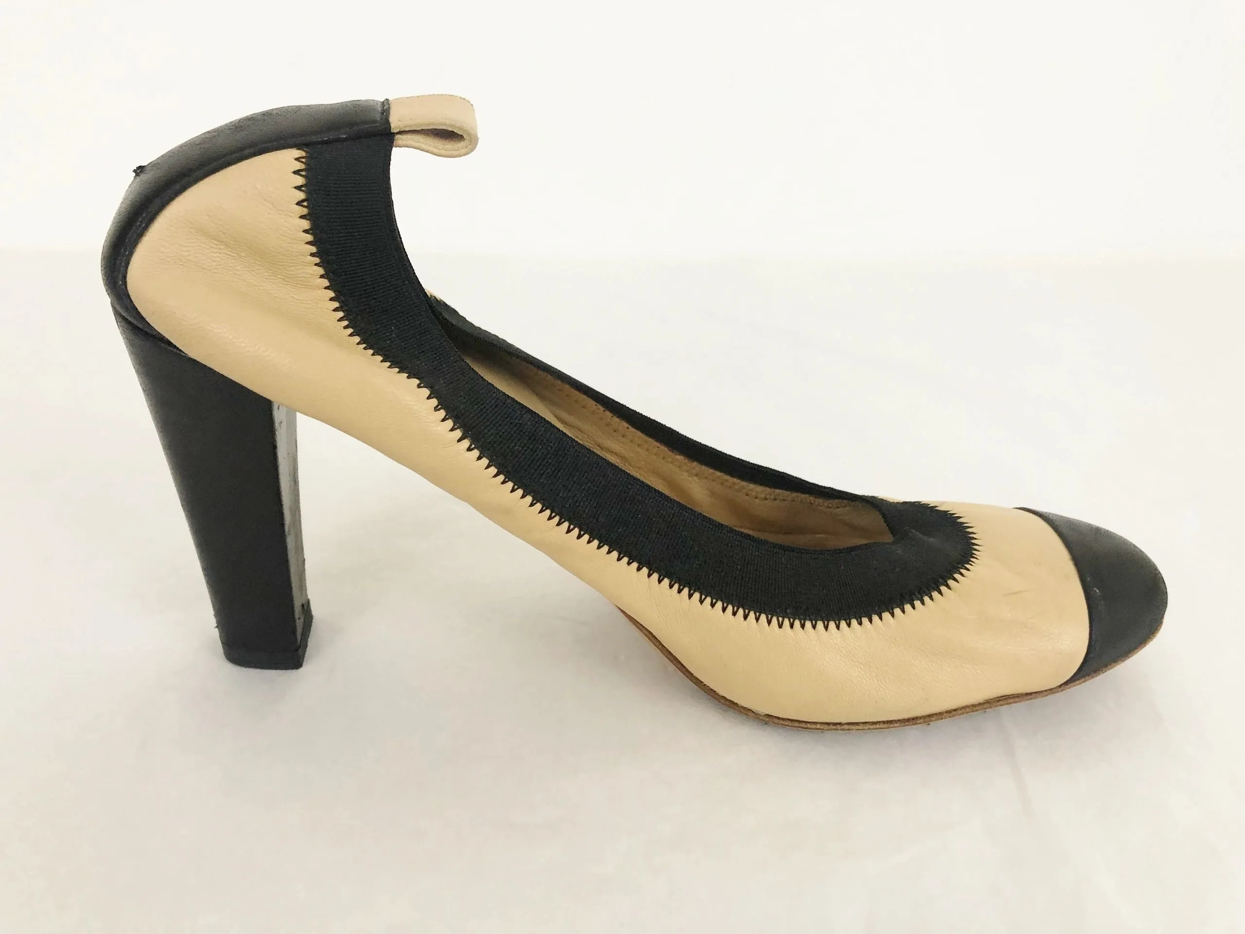 Chanel Cap-Toe Pumps Size 7 US