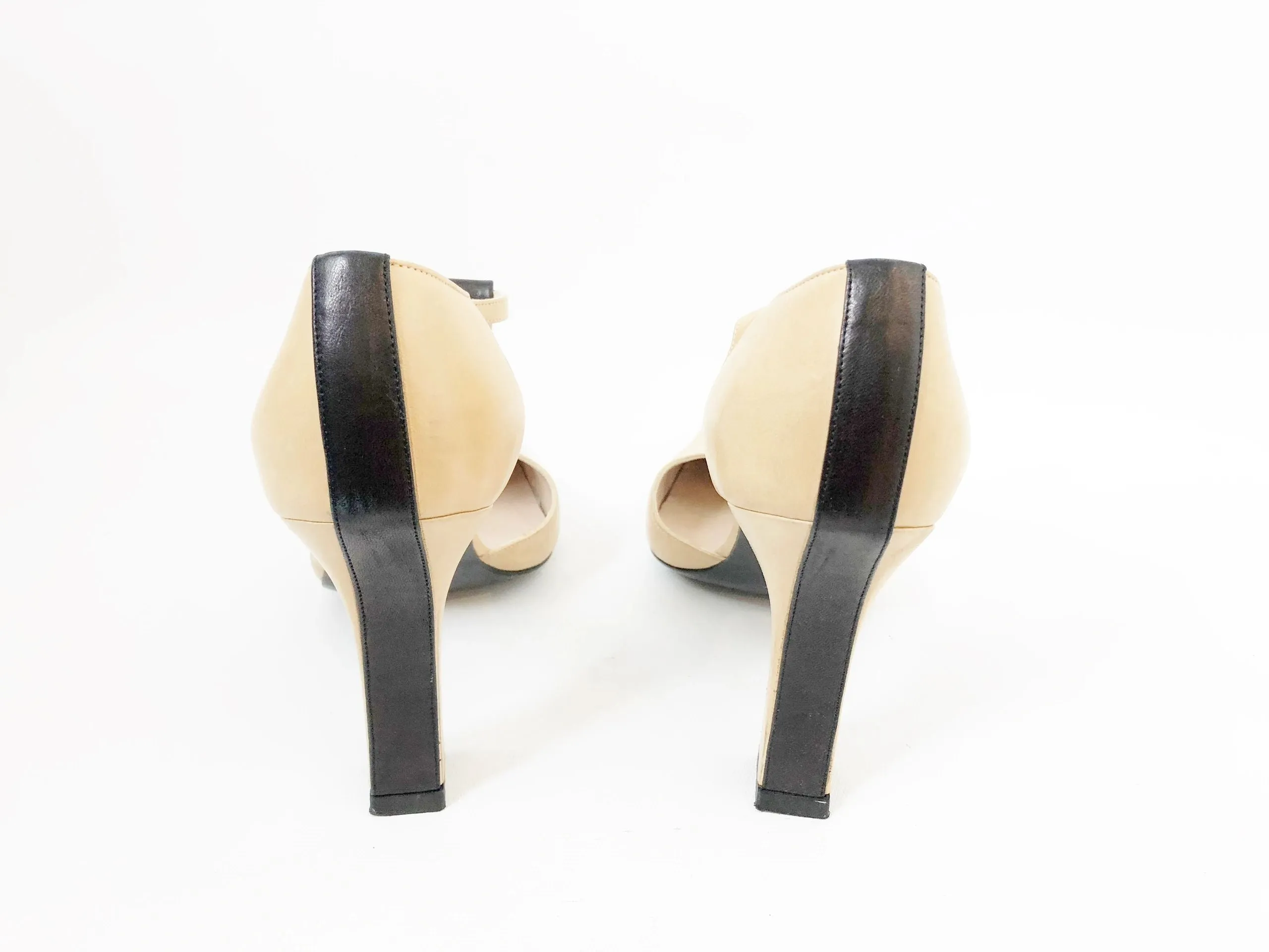 Chanel T-Strap Pump Size 39.5 It (9.5 Us)