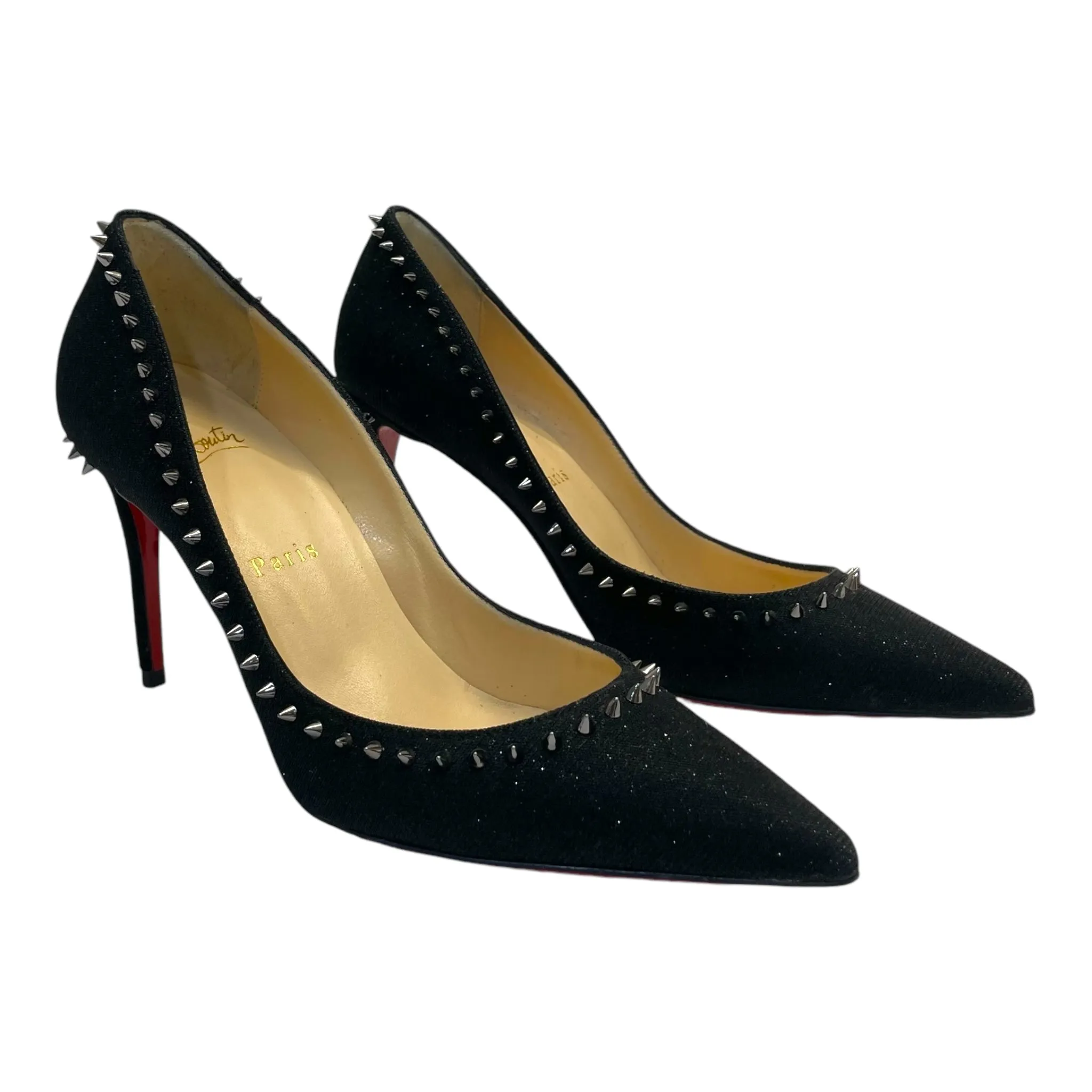 Christian Louboutin Black Studded Pumps EU 37
