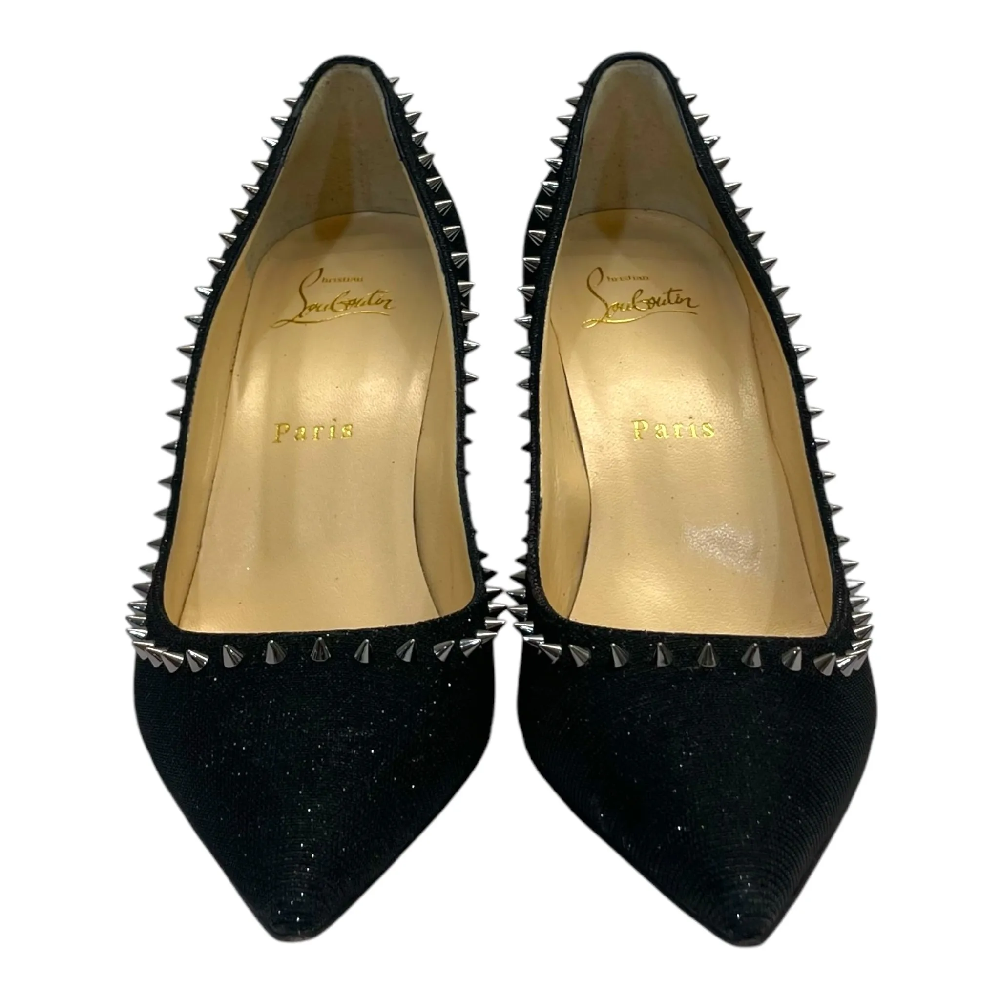 Christian Louboutin Black Studded Pumps EU 37