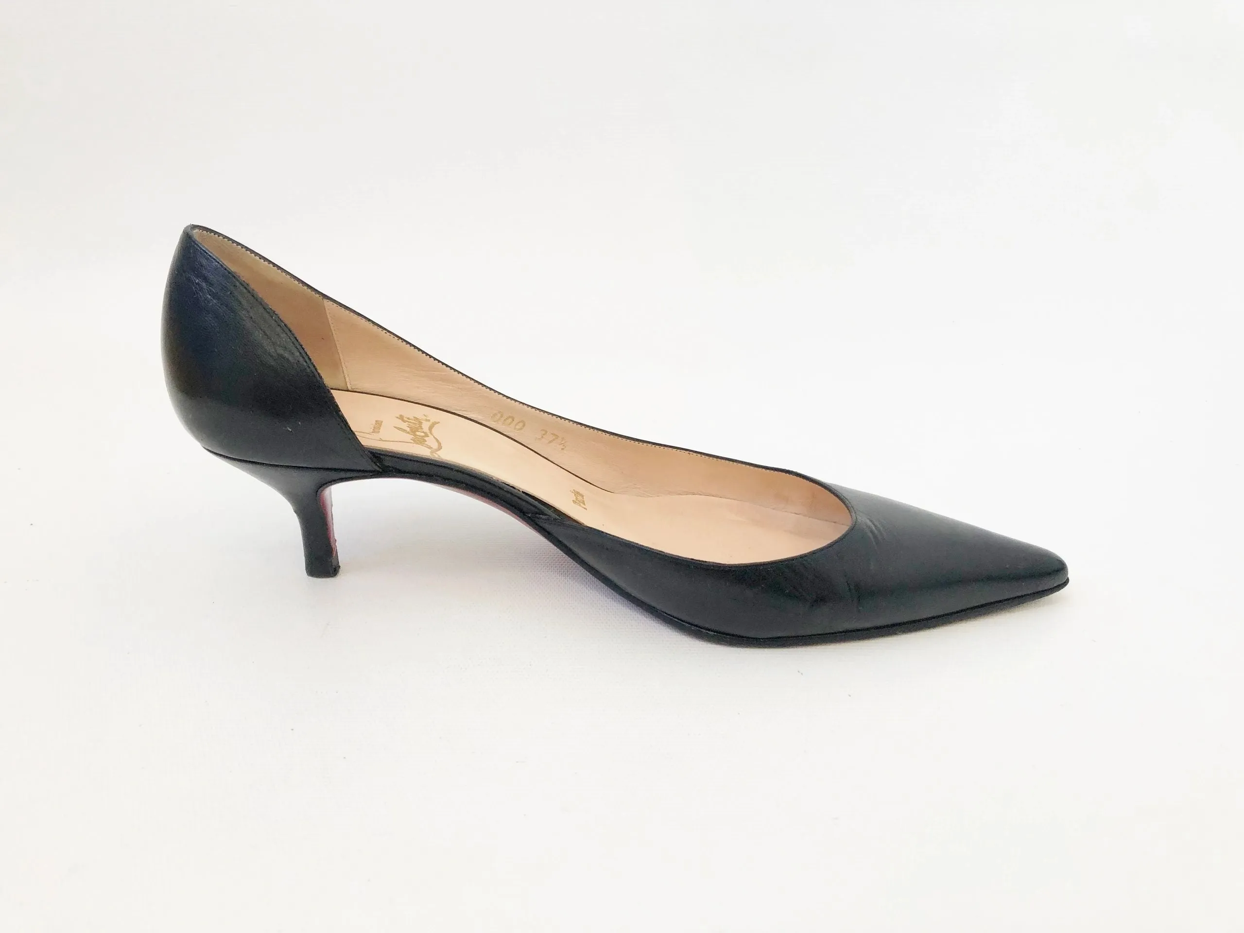 Christian Louboutin D'Orsay Pump Size 37.5 It (7.5 Us)