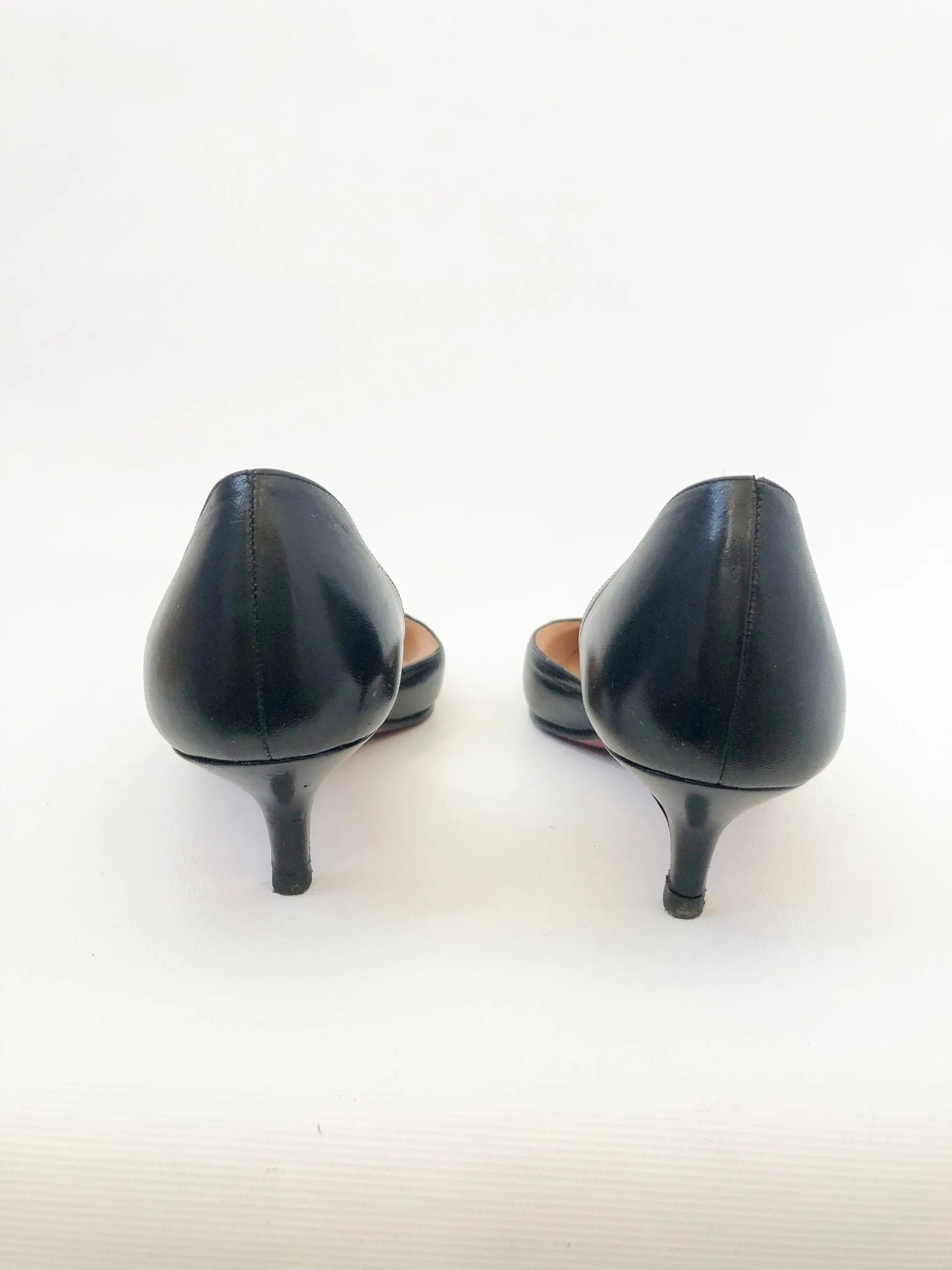 Christian Louboutin D'Orsay Pump Size 37.5 It (7.5 Us)