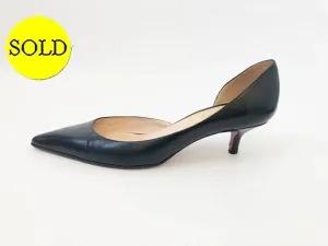 Christian Louboutin D'Orsay Pump Size 37.5 It (7.5 Us)