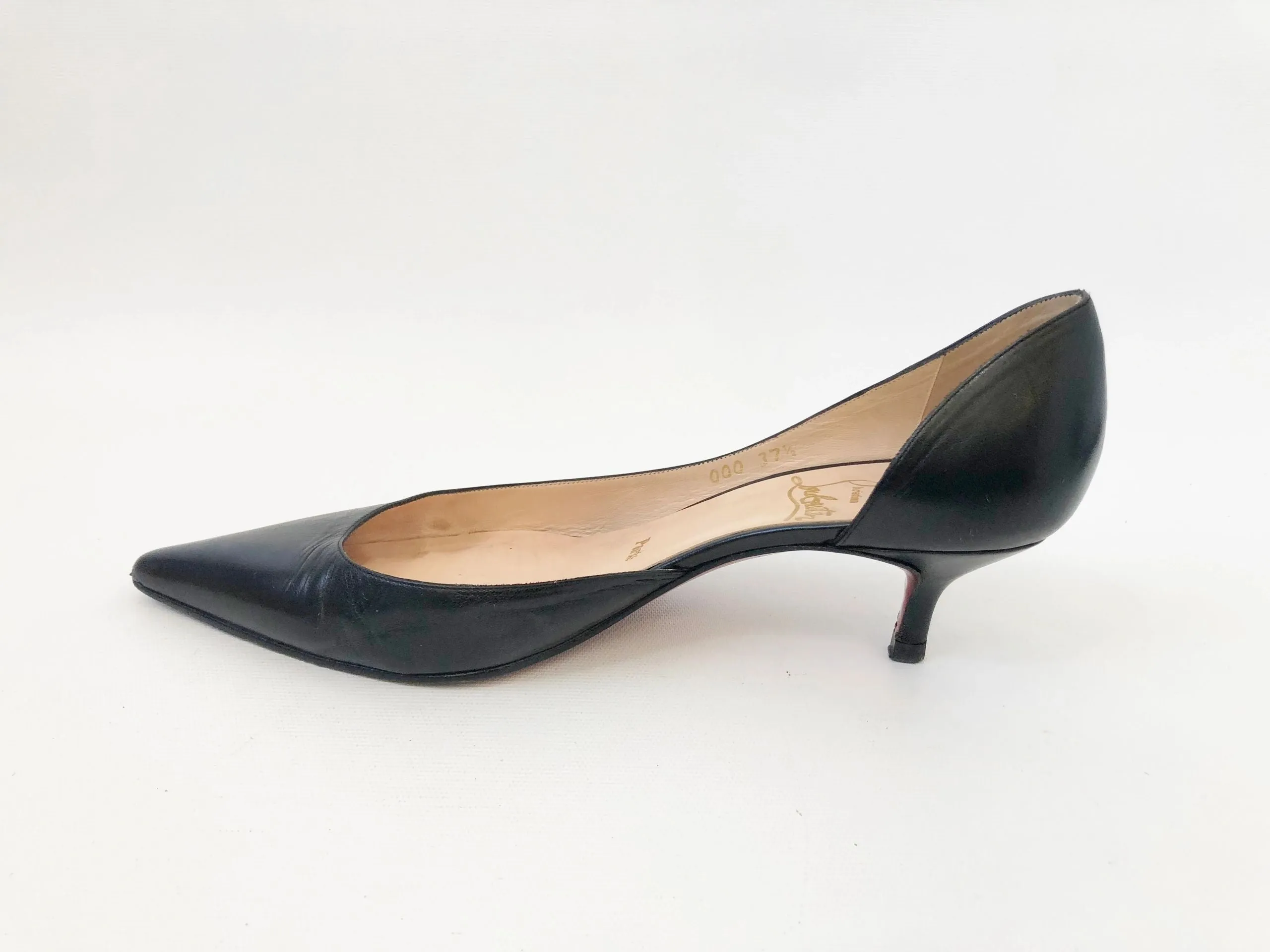 Christian Louboutin D'Orsay Pump Size 37.5 It (7.5 Us)
