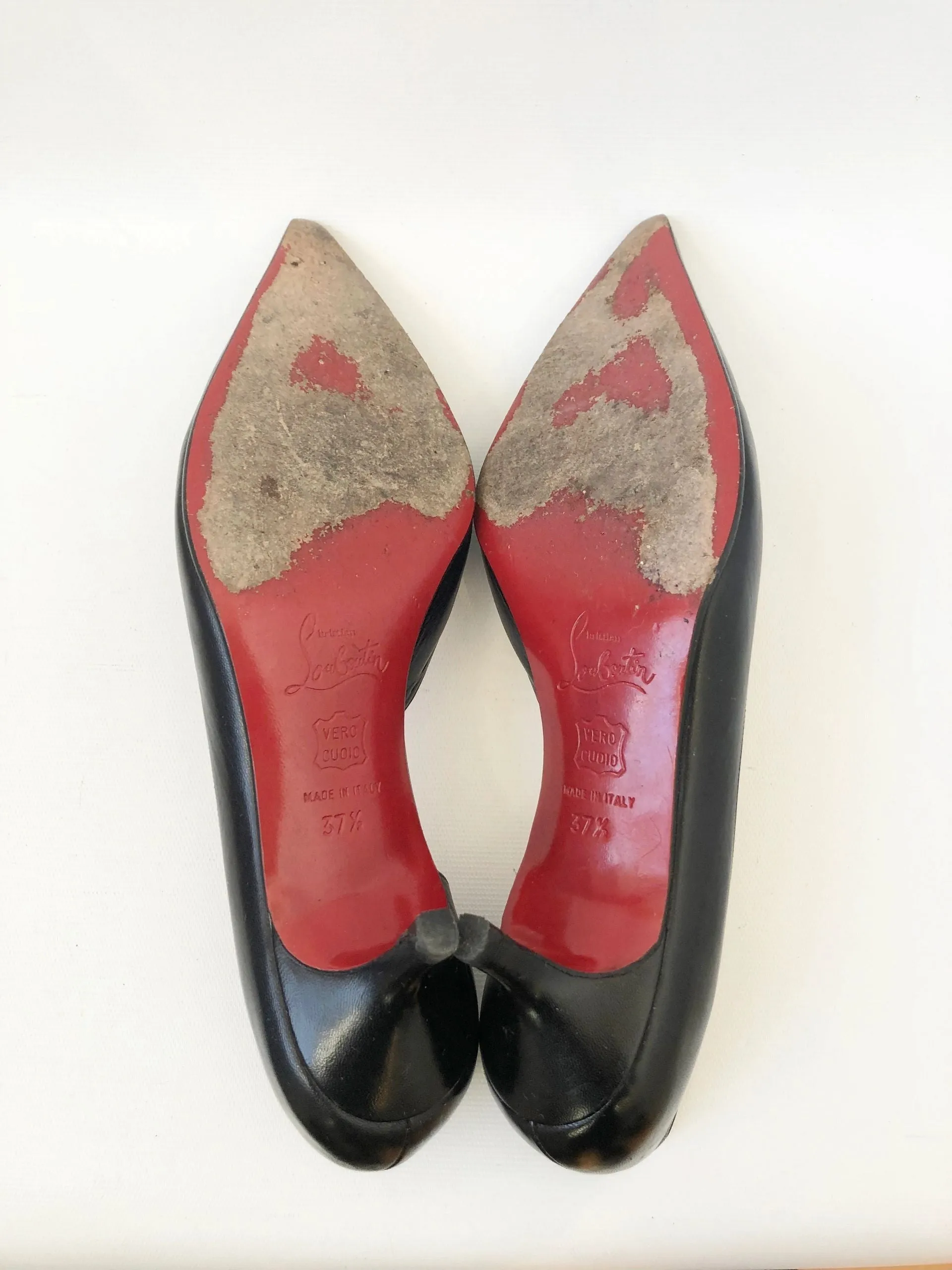 Christian Louboutin D'Orsay Pump Size 37.5 It (7.5 Us)