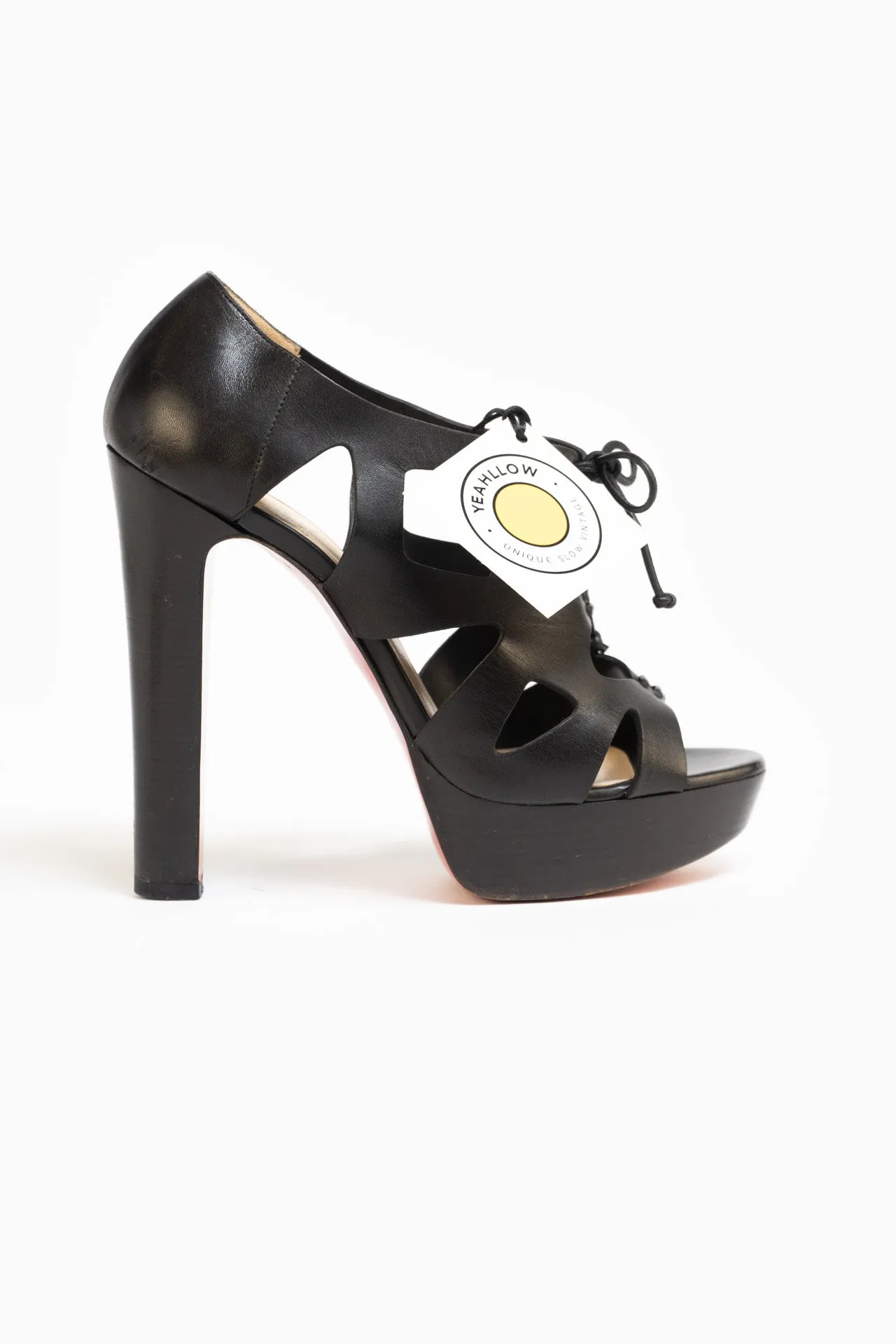 Christian Louboutin Fóssil 140 Calf Heels With Dust Bag and Box - size 37