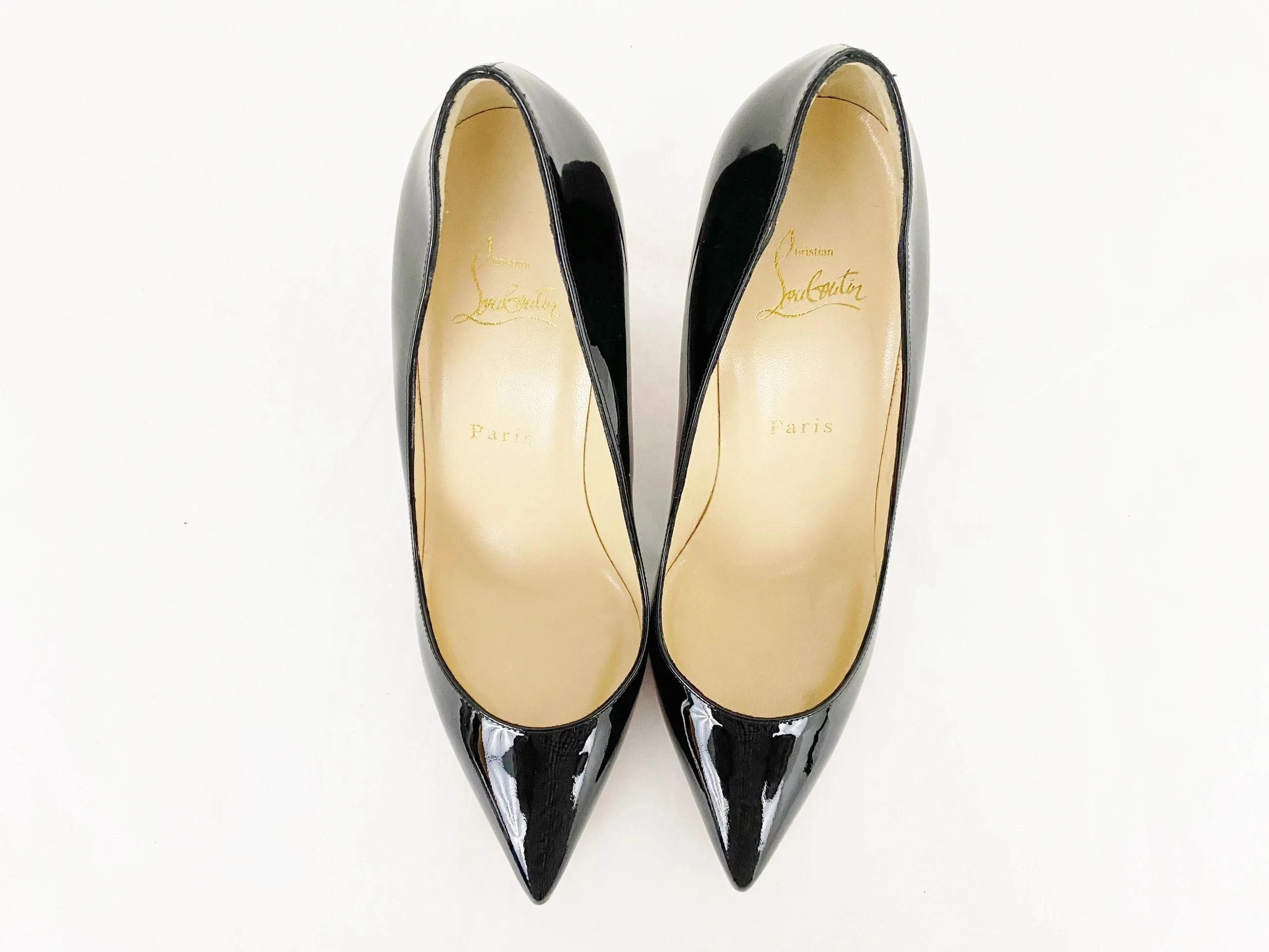 Christian Louboutin Patent Leather Pump Size 39 It (9 Us)